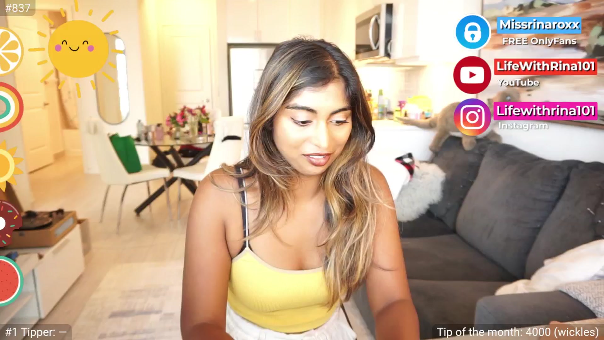 Gallery image thumbnail from Missrinaroxx's myfreecams stream on, 08/07/2025, 18:37 image 10 of 20