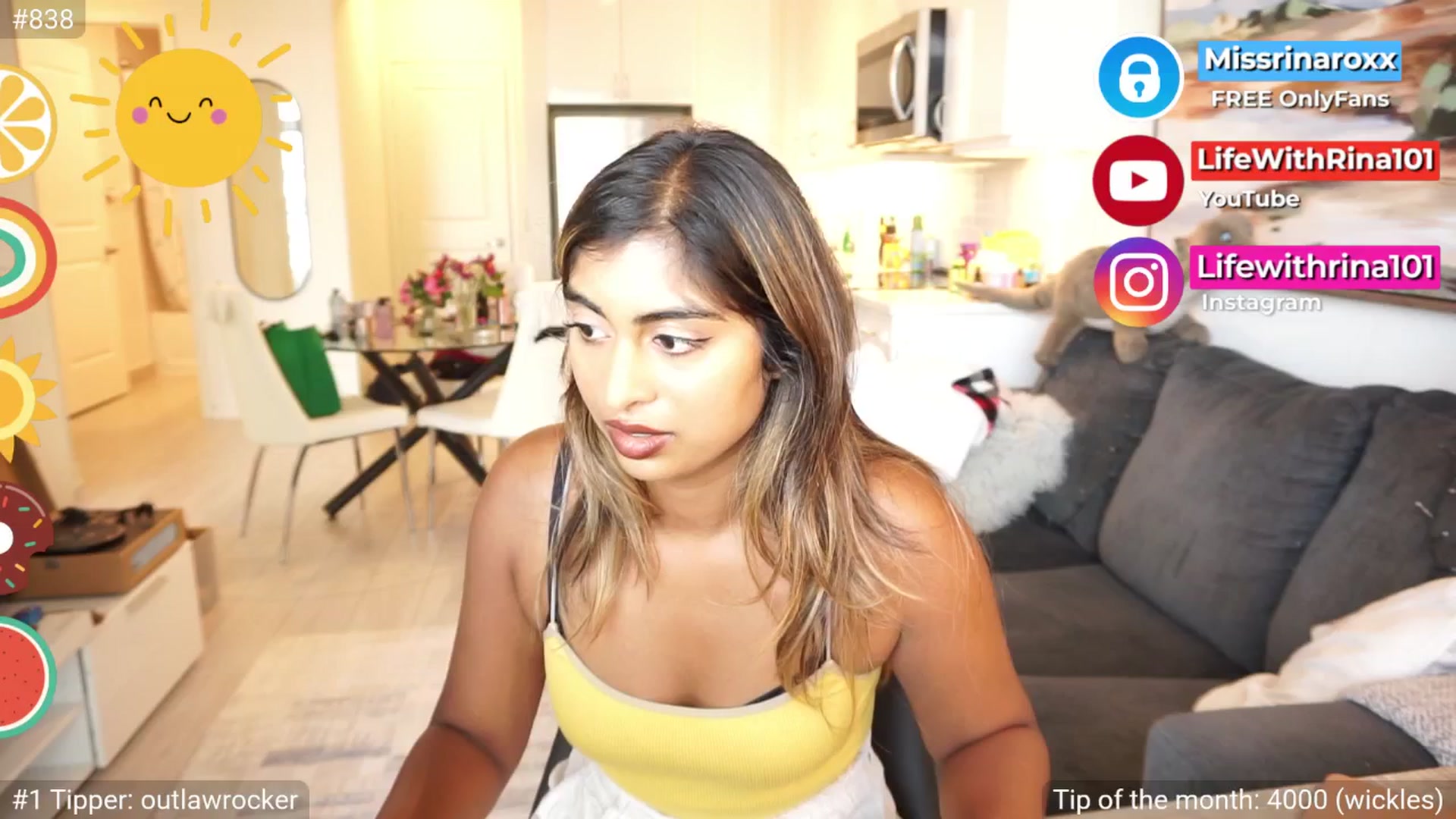 Gallery image thumbnail from Missrinaroxx's myfreecams stream on, 08/07/2025, 18:37 image 18 of 20