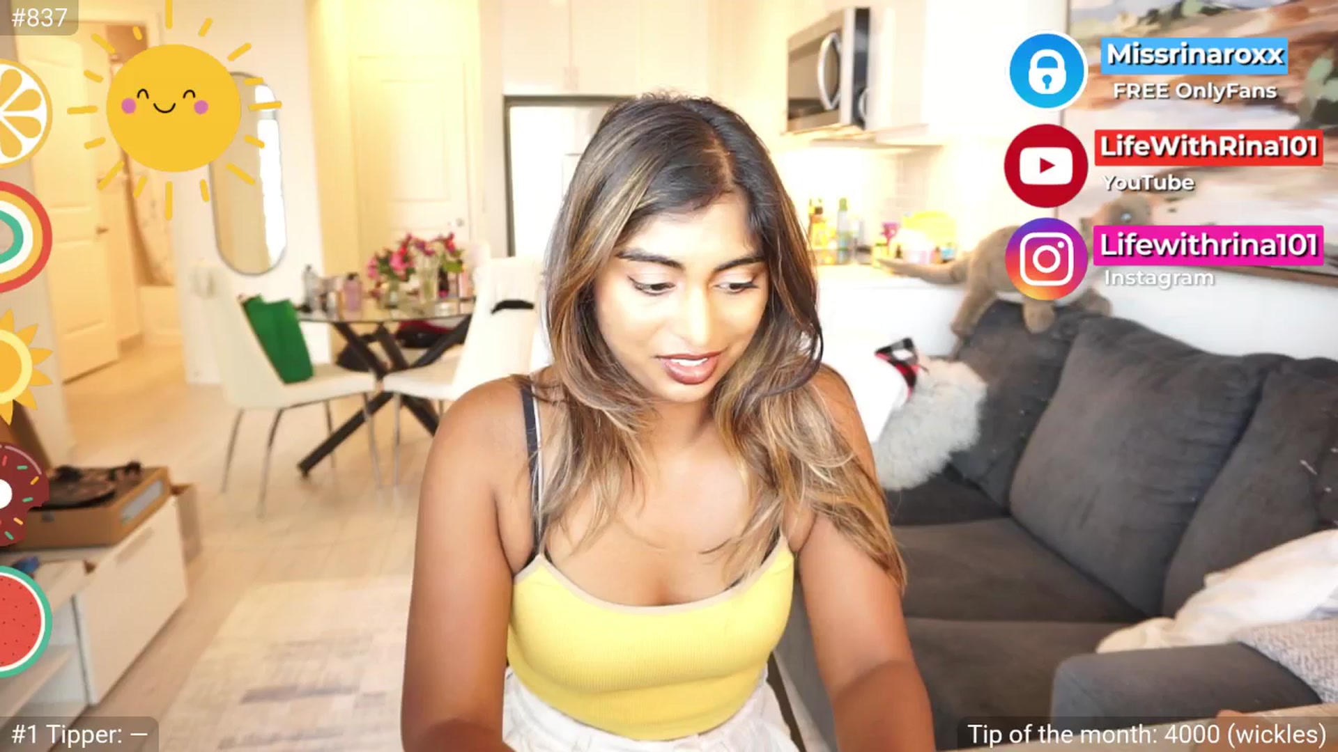 Gallery image thumbnail from Missrinaroxx's myfreecams stream on, 08/07/2025, 18:37 image 12 of 20