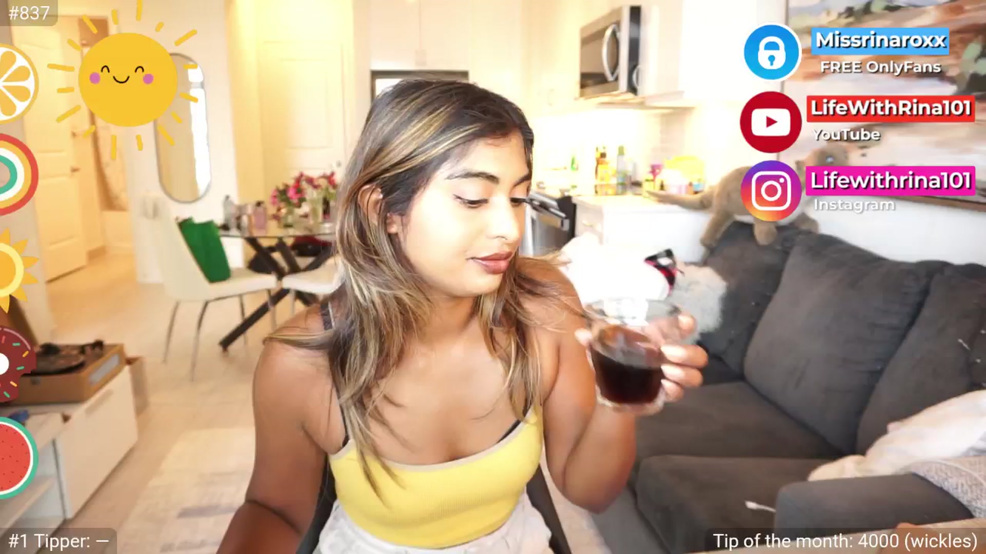 Gallery image thumbnail from Missrinaroxx's myfreecams stream on, 08/07/2025, 18:37 image 8 of 20