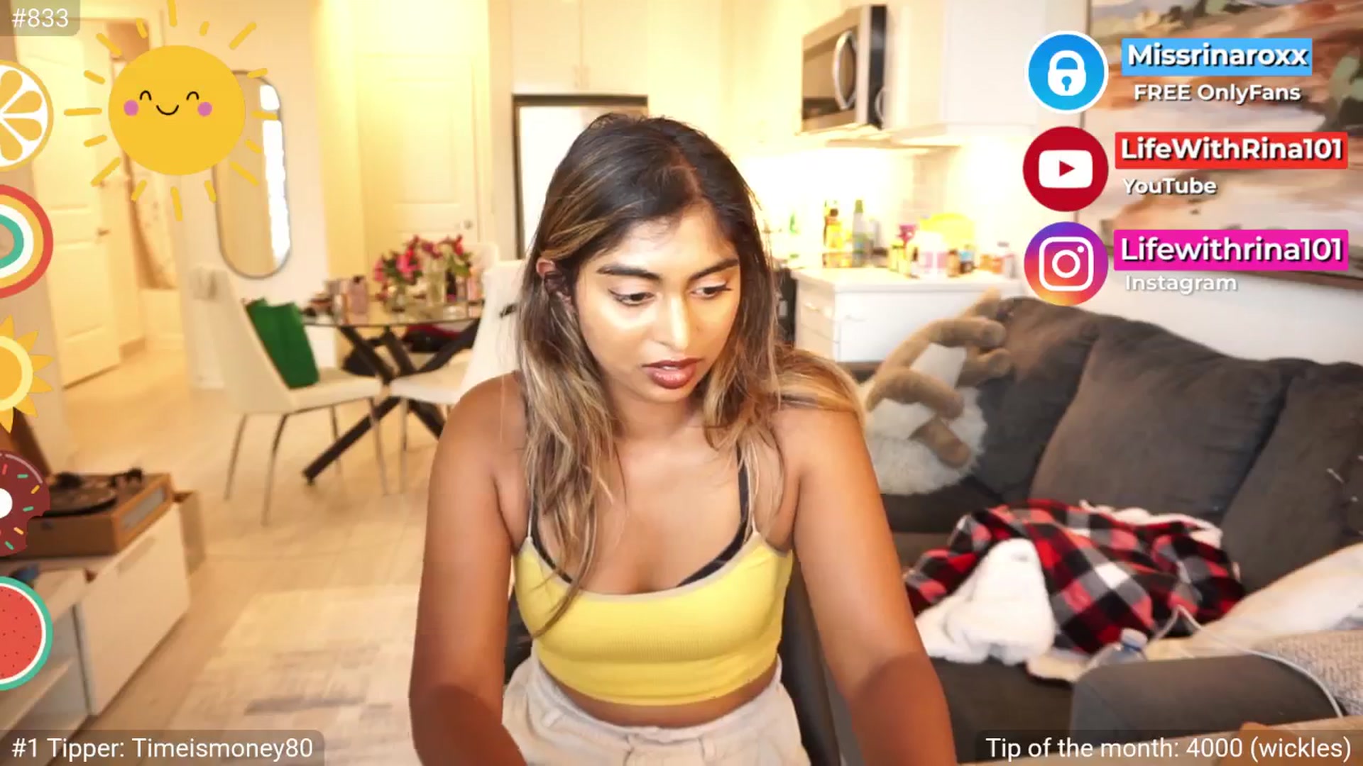 Gallery image thumbnail from Missrinaroxx's myfreecams stream on, 08/07/2025, 23:04 image 9 of 20