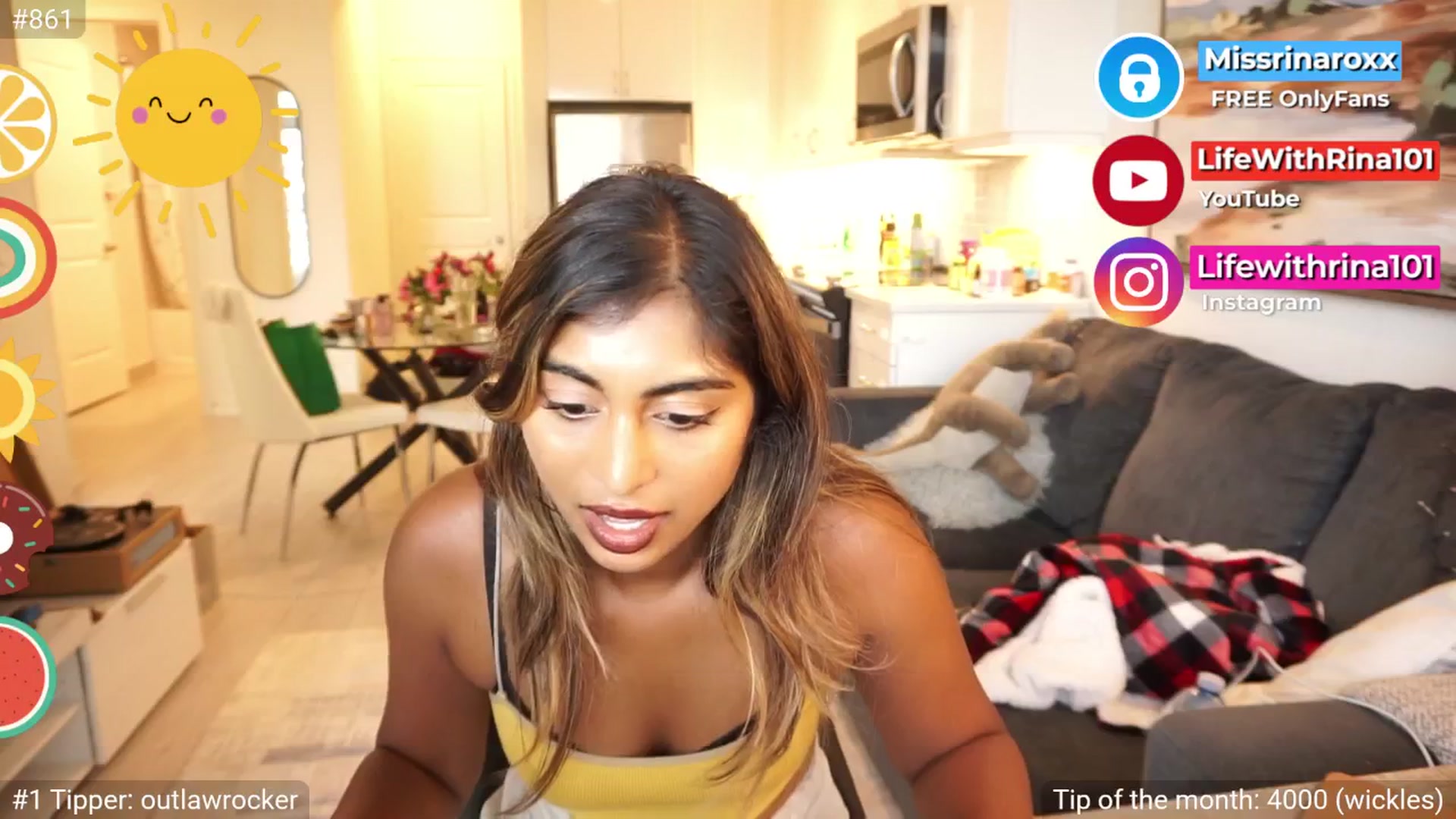 Gallery image thumbnail from Missrinaroxx's myfreecams stream on, 08/07/2025, 23:04 image 7 of 20