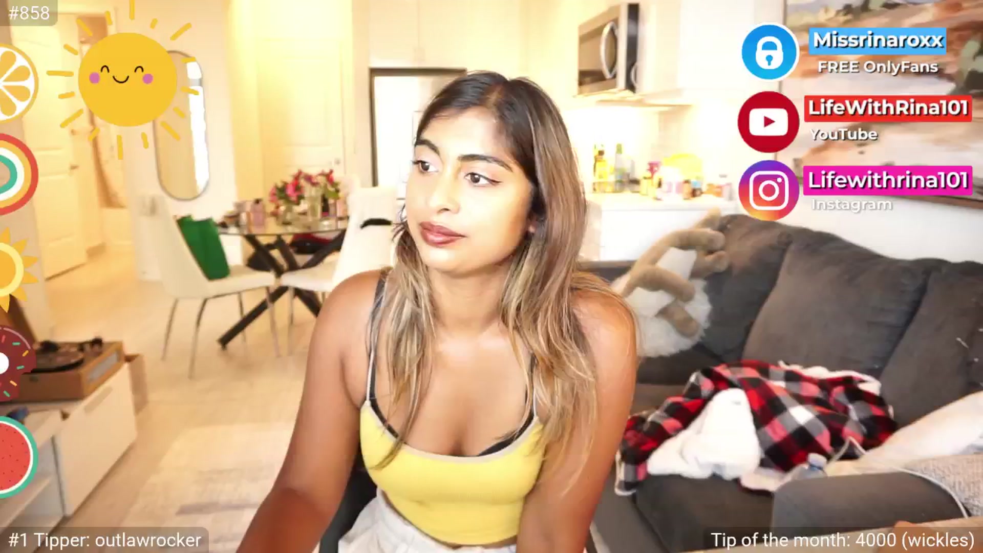Gallery image thumbnail from Missrinaroxx's myfreecams stream on, 08/07/2025, 23:04 image 2 of 20