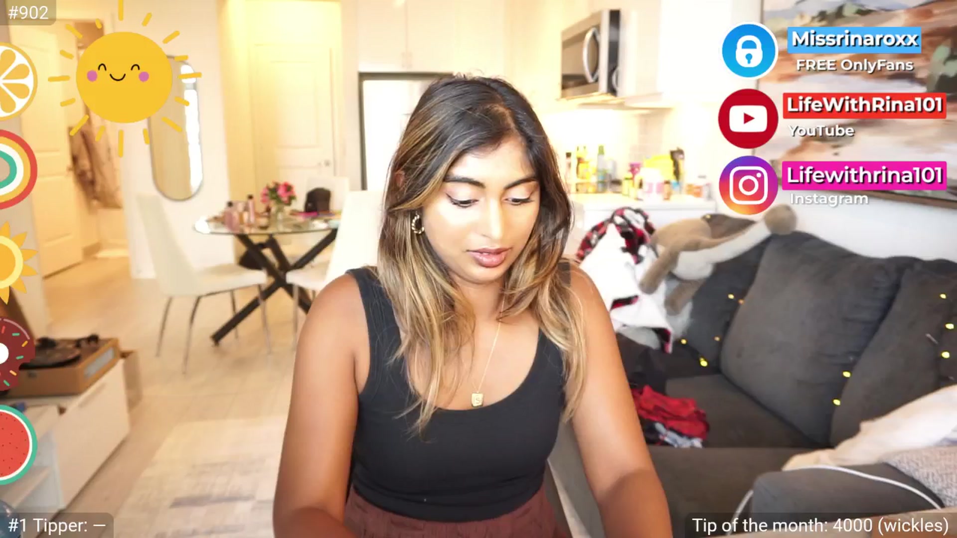 Gallery image thumbnail from Missrinaroxx's myfreecams stream on, 08/08/2025, 18:53 image 17 of 20