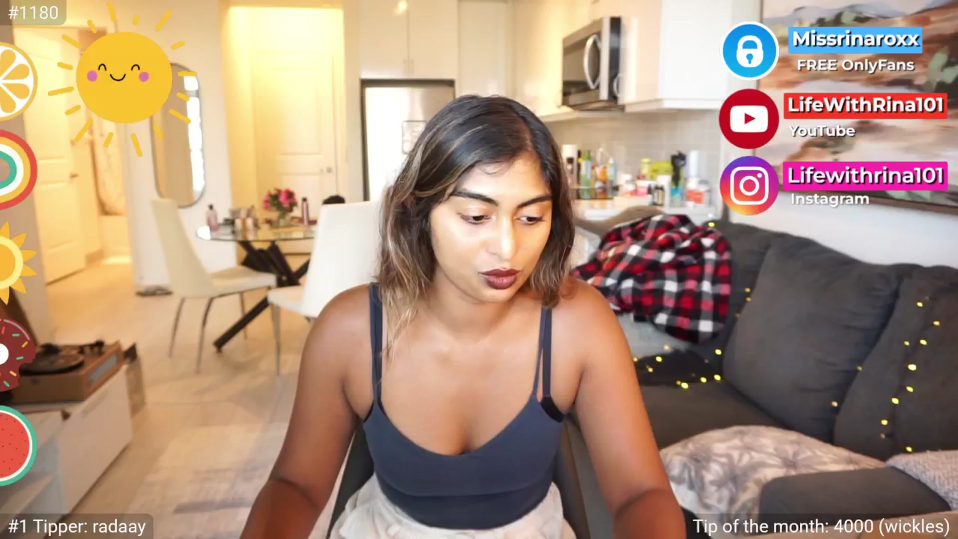 Gallery image thumbnail from Missrinaroxx's myfreecams stream on, 08/10/2025, 23:21 image 2 of 20