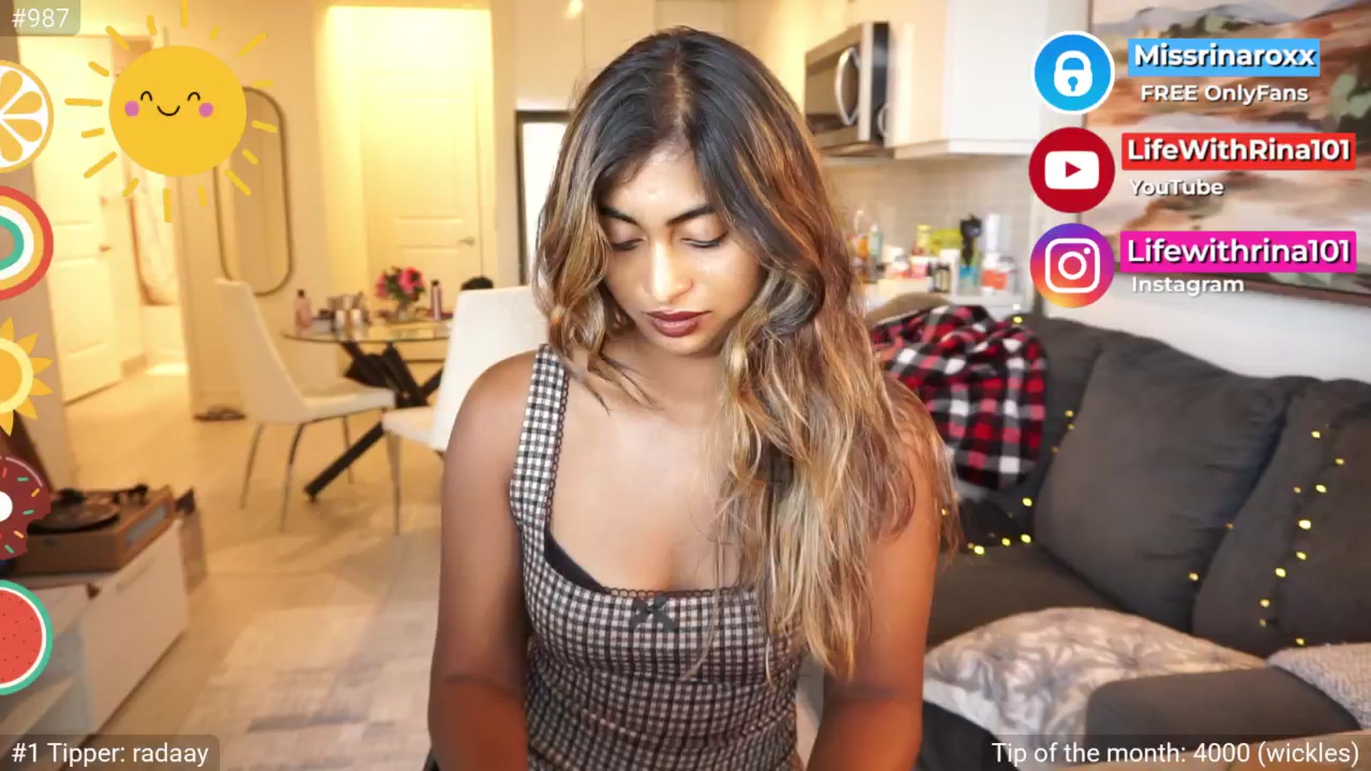 Gallery image thumbnail from Missrinaroxx's myfreecams stream on, 08/10/2025, 23:21 image 15 of 20