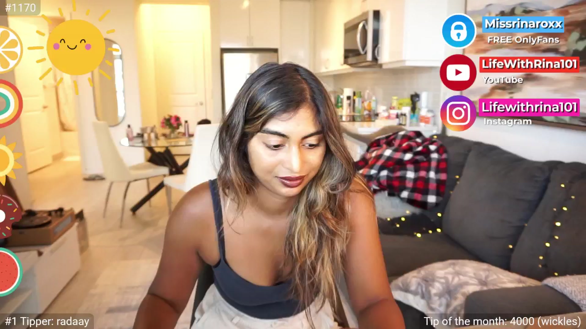Gallery image thumbnail from Missrinaroxx's myfreecams stream on, 08/10/2025, 23:21 image 5 of 20