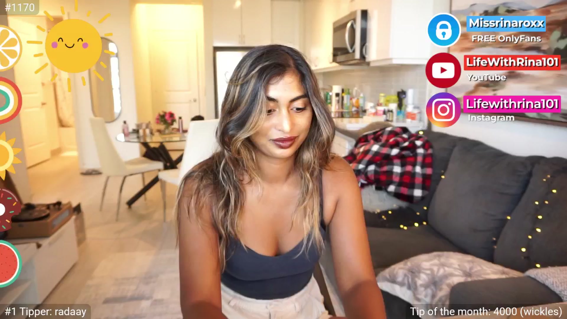 Gallery image thumbnail from Missrinaroxx's myfreecams stream on, 08/10/2025, 23:21 image 3 of 20