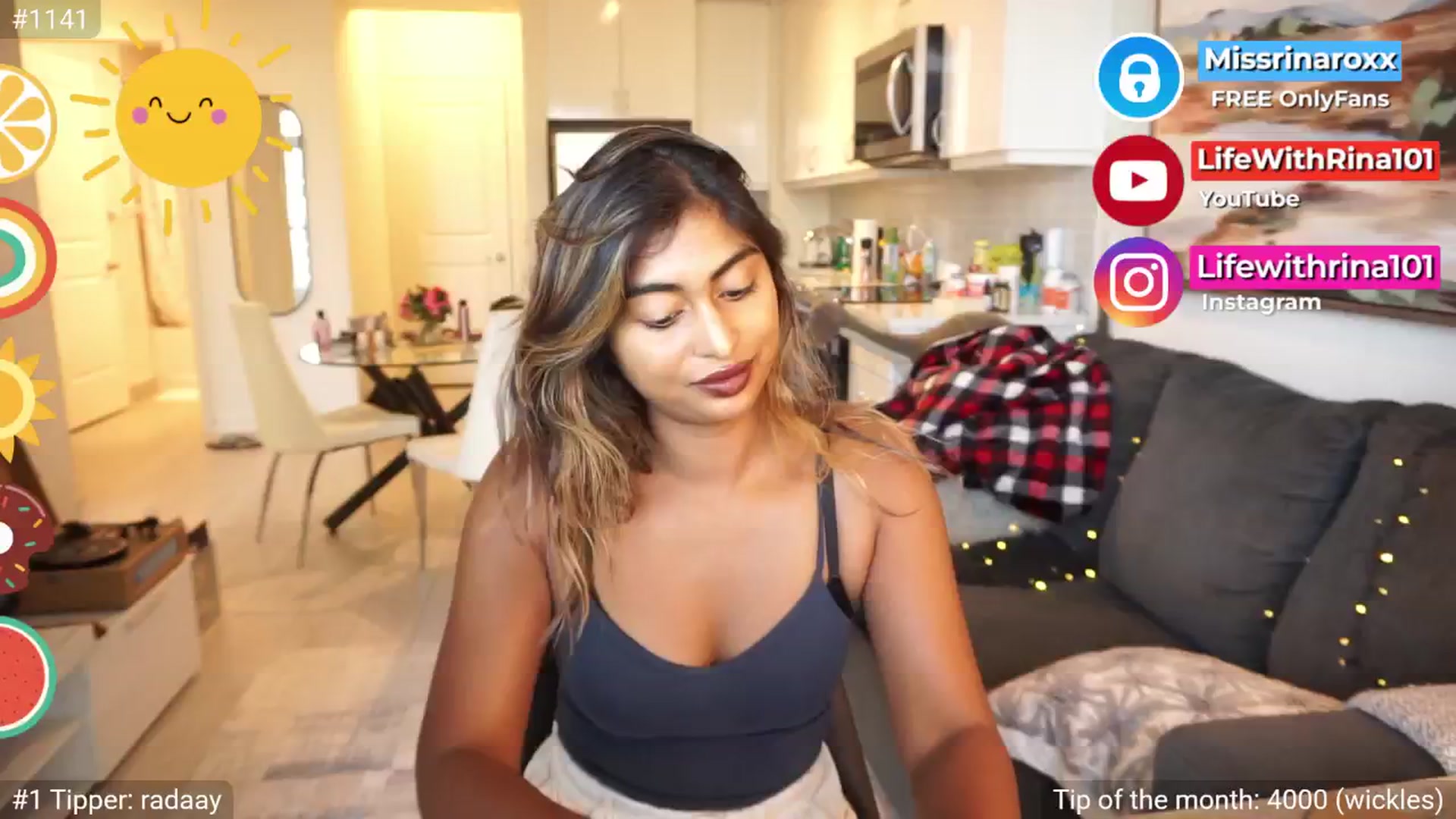 Gallery image thumbnail from Missrinaroxx's myfreecams stream on, 08/10/2025, 23:21 image 11 of 20