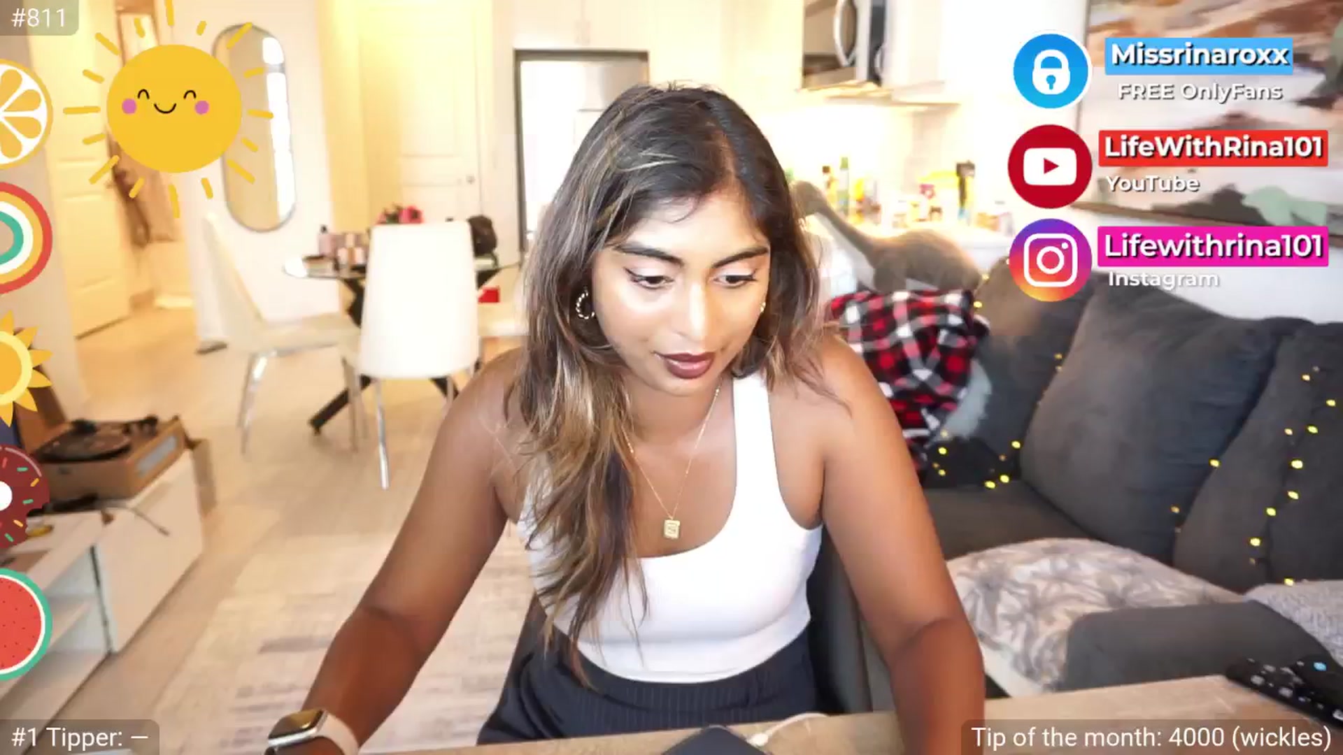 Gallery image thumbnail from Missrinaroxx's myfreecams stream on, 08/11/2025, 19:08 image 6 of 20