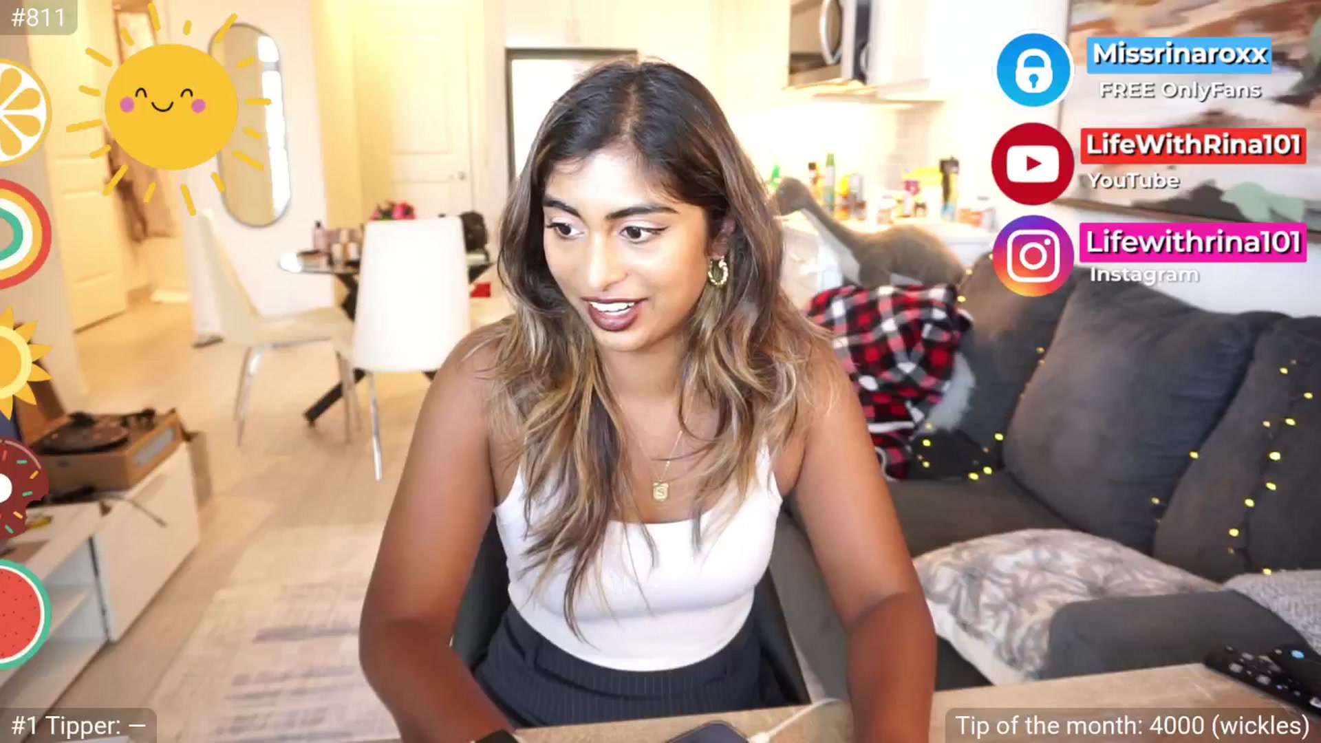 Gallery image thumbnail from Missrinaroxx's myfreecams stream on, 08/11/2025, 19:08 image 2 of 20