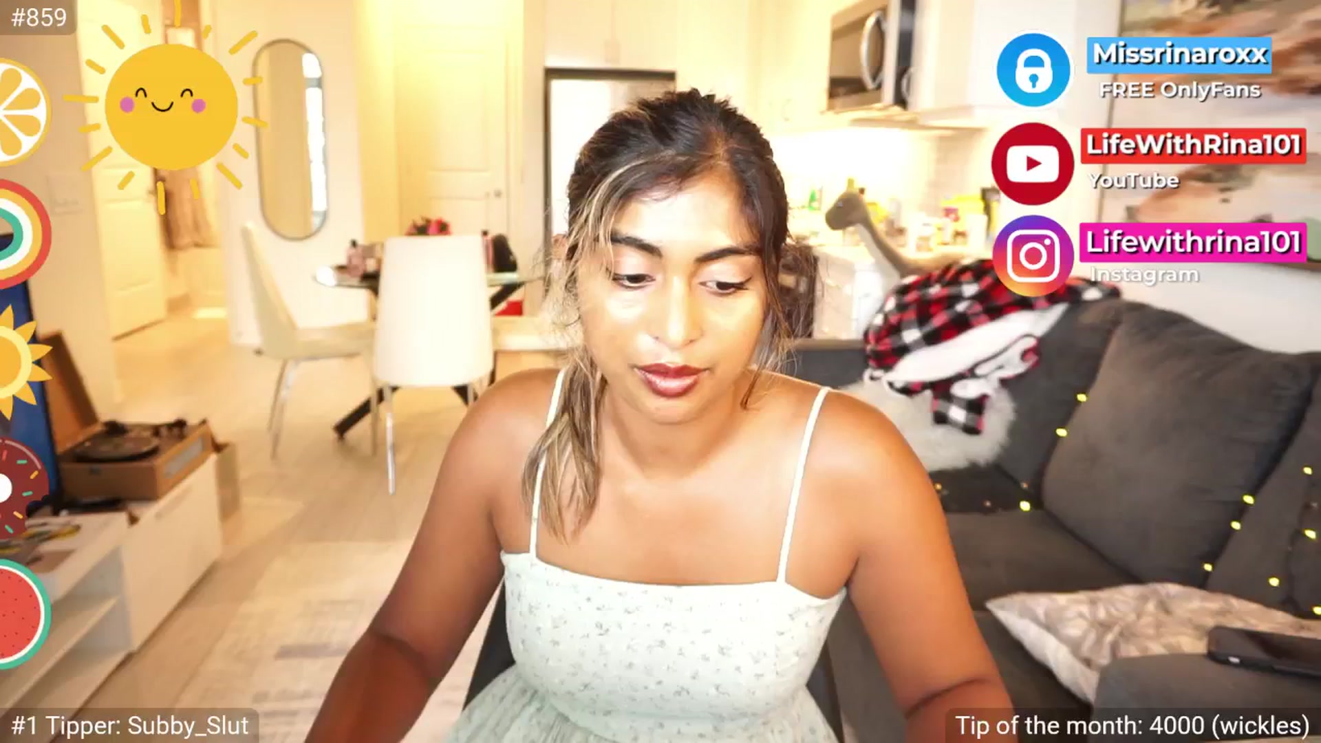 Gallery image thumbnail from Missrinaroxx's myfreecams stream on, 08/12/2025, 22:55 image 4 of 20