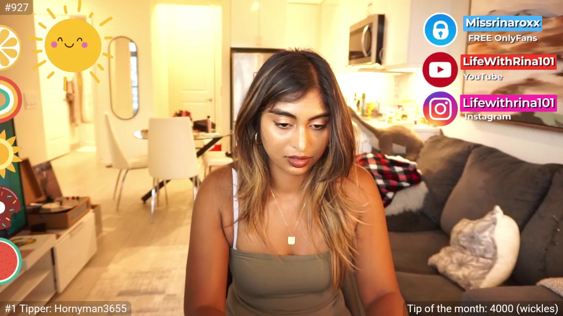 Gallery image thumbnail from Missrinaroxx's myfreecams stream on, 08/13/2025, 22:22 image 12 of 20