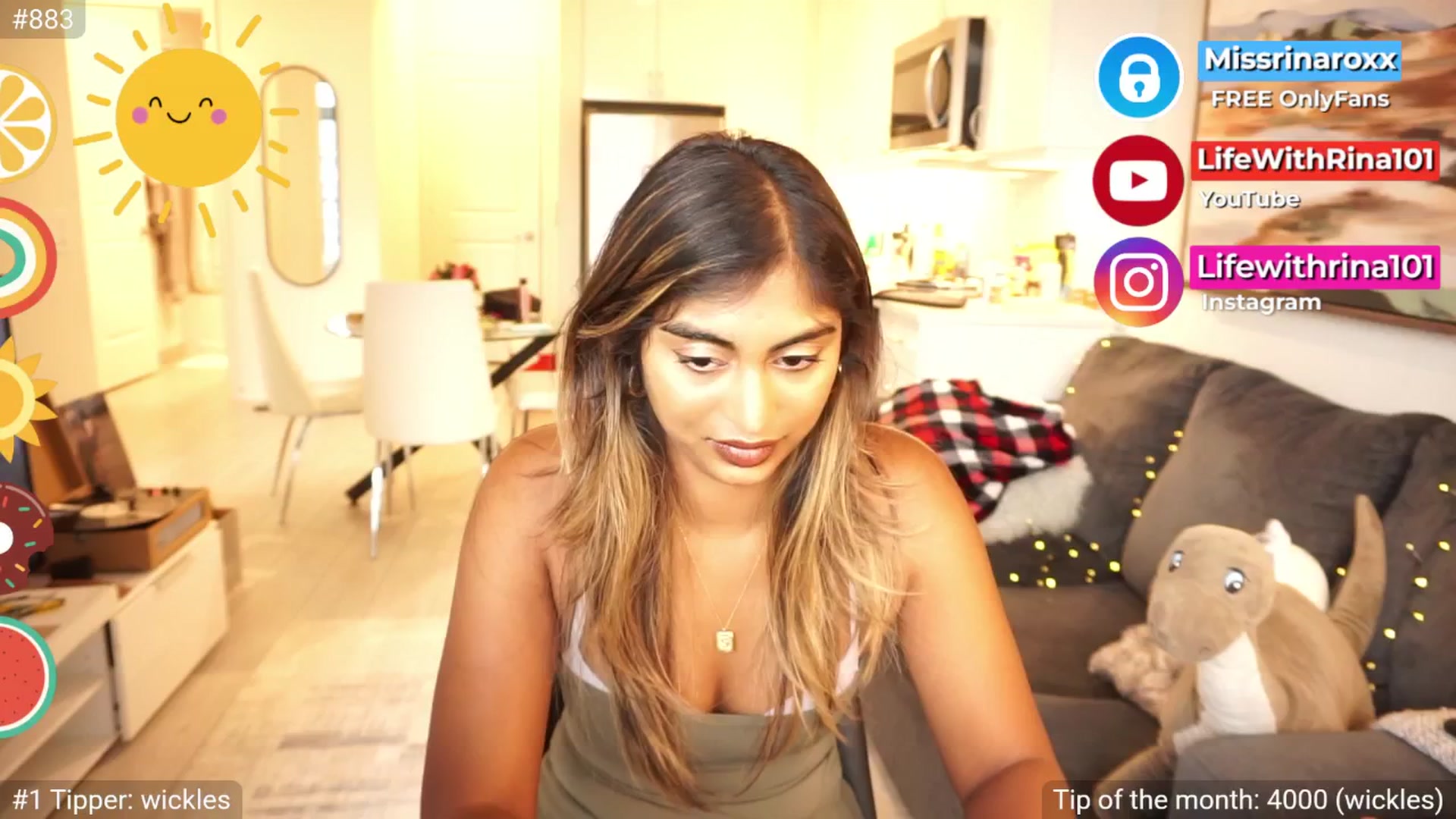 Gallery image thumbnail from Missrinaroxx's myfreecams stream on, 08/13/2025, 23:09 image 20 of 20