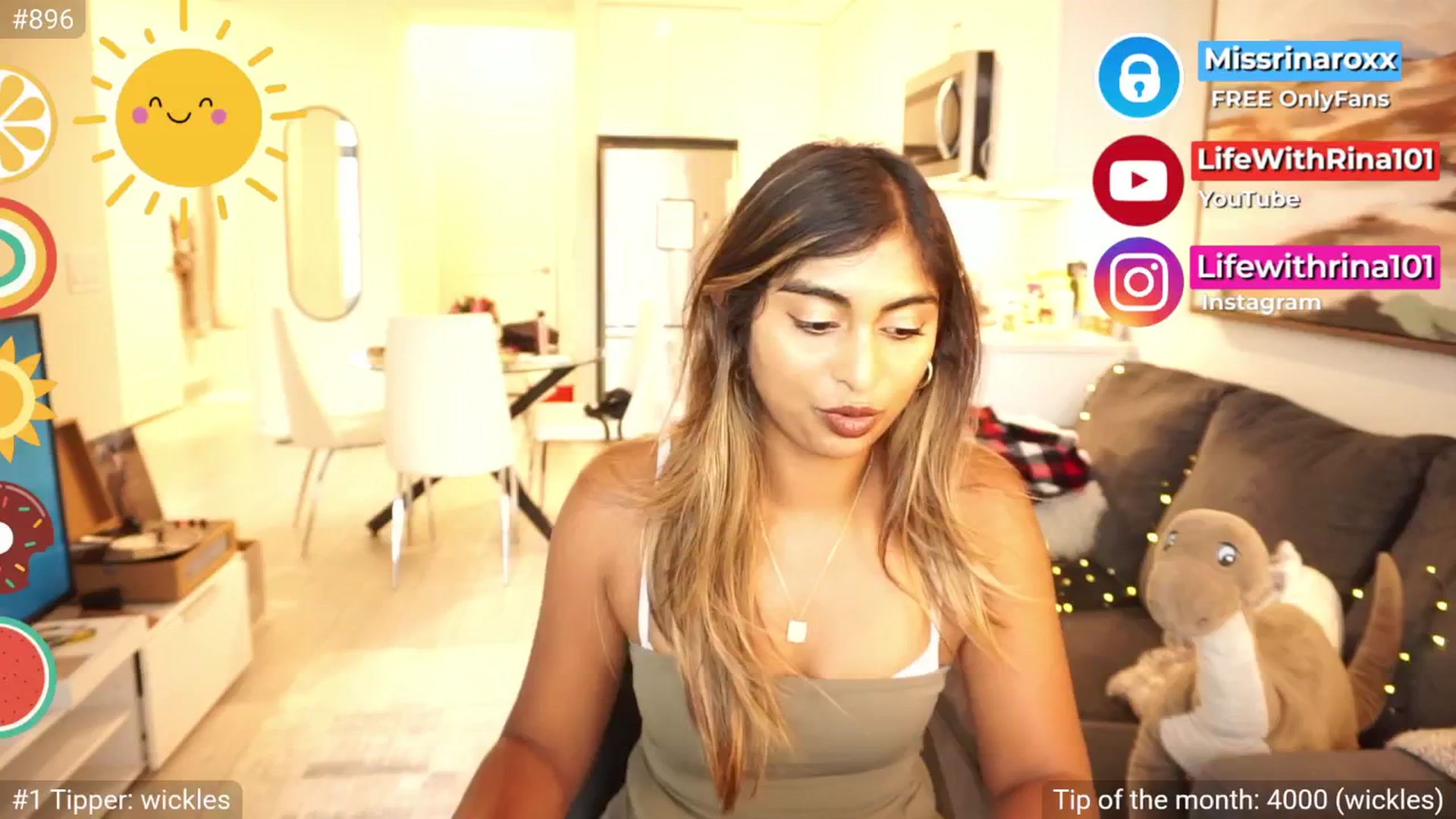 Gallery image thumbnail from Missrinaroxx's myfreecams stream on, 08/13/2025, 23:09 image 5 of 20