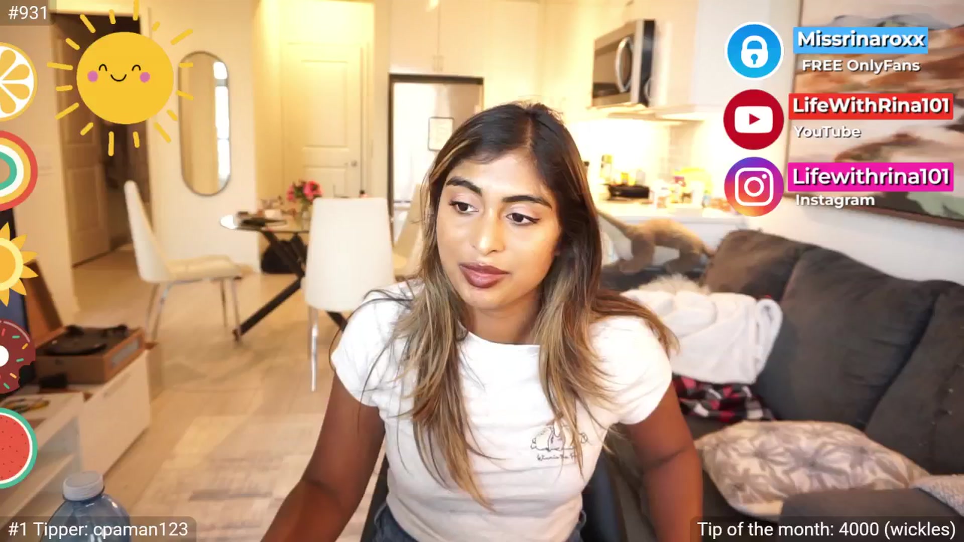 Gallery image thumbnail from Missrinaroxx's myfreecams stream on, 08/14/2025, 23:04 image 1 of 20