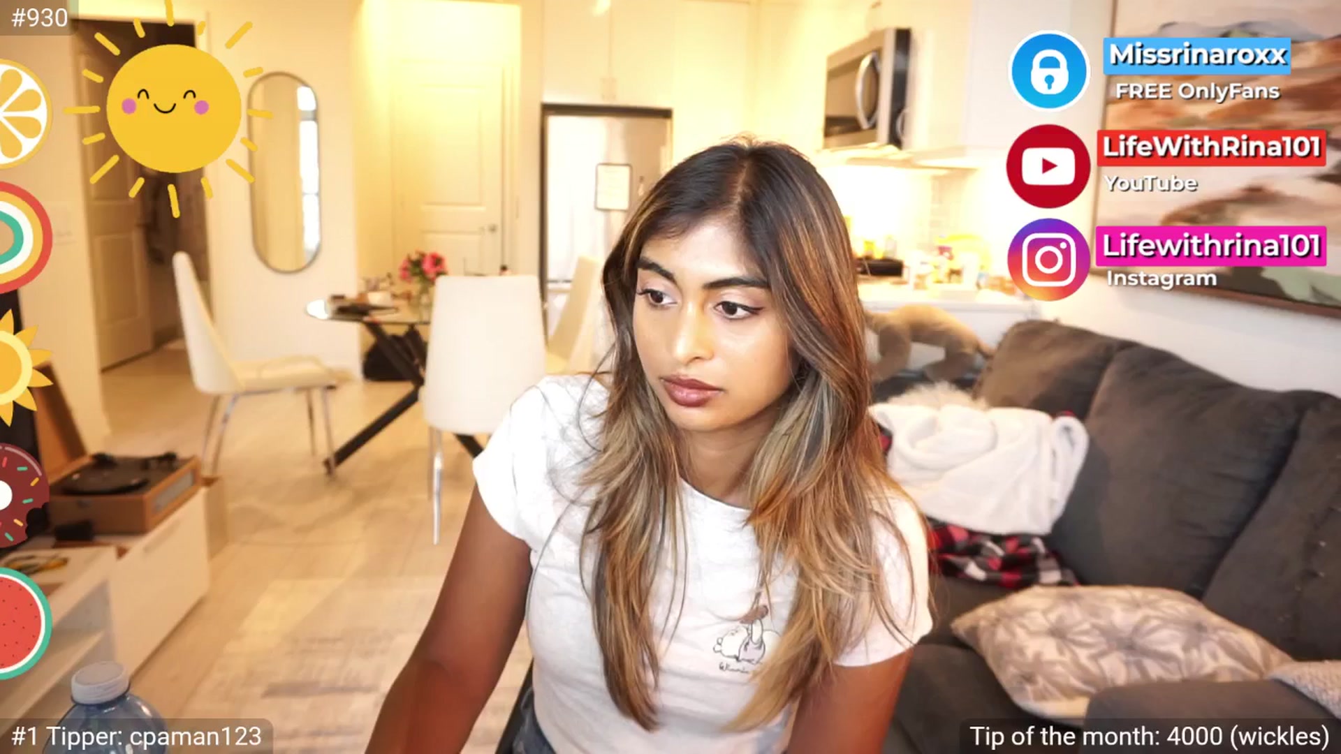 Gallery image thumbnail from Missrinaroxx's myfreecams stream on, 08/14/2025, 23:04 image 17 of 20