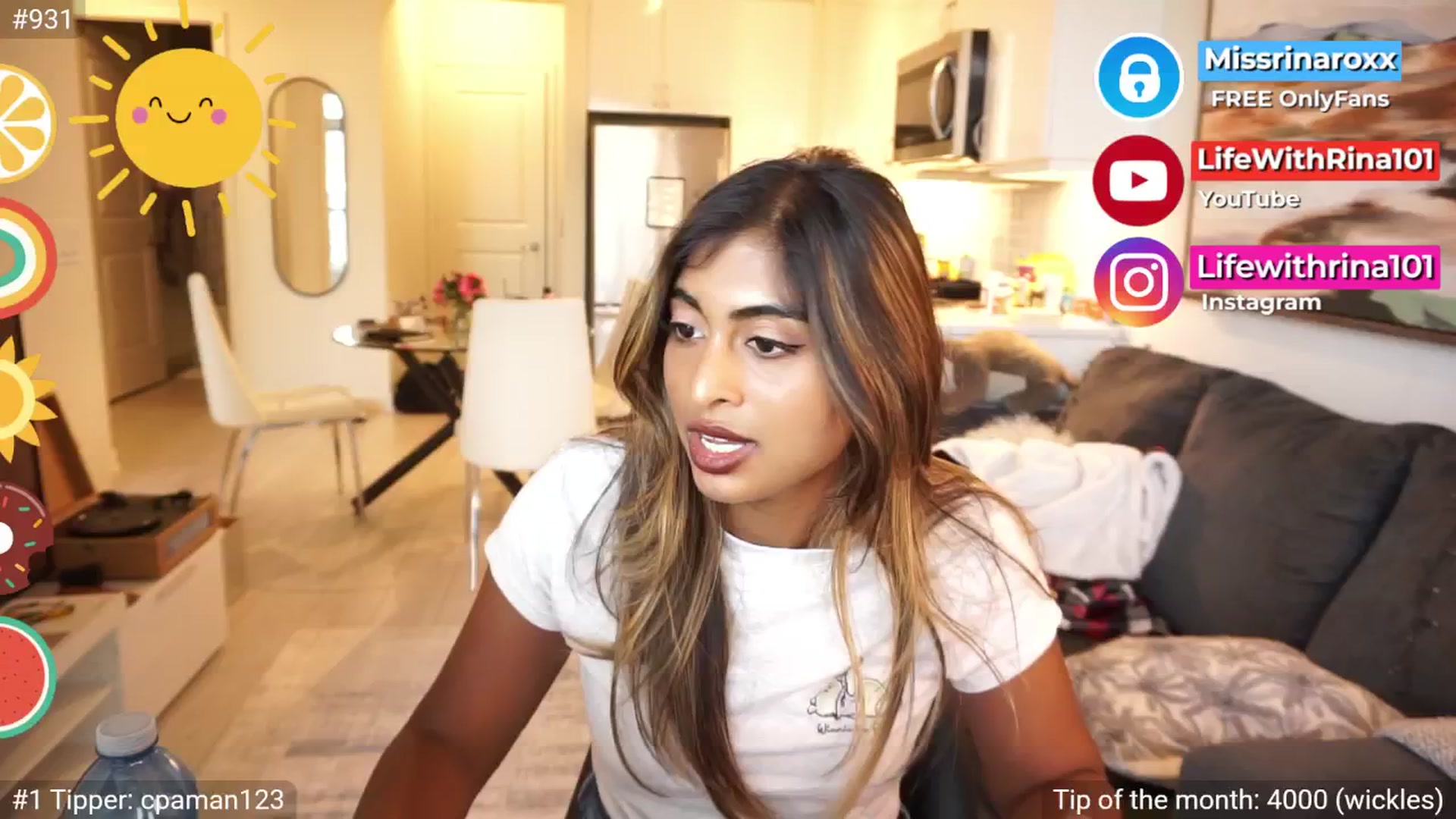Gallery image thumbnail from Missrinaroxx's myfreecams stream on, 08/14/2025, 23:04 image 7 of 20