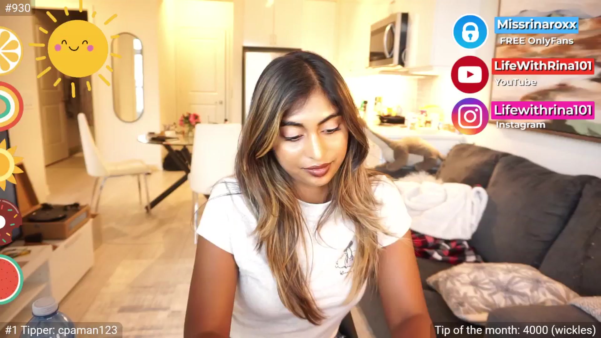 Gallery image thumbnail from Missrinaroxx's myfreecams stream on, 08/14/2025, 23:04 image 14 of 20