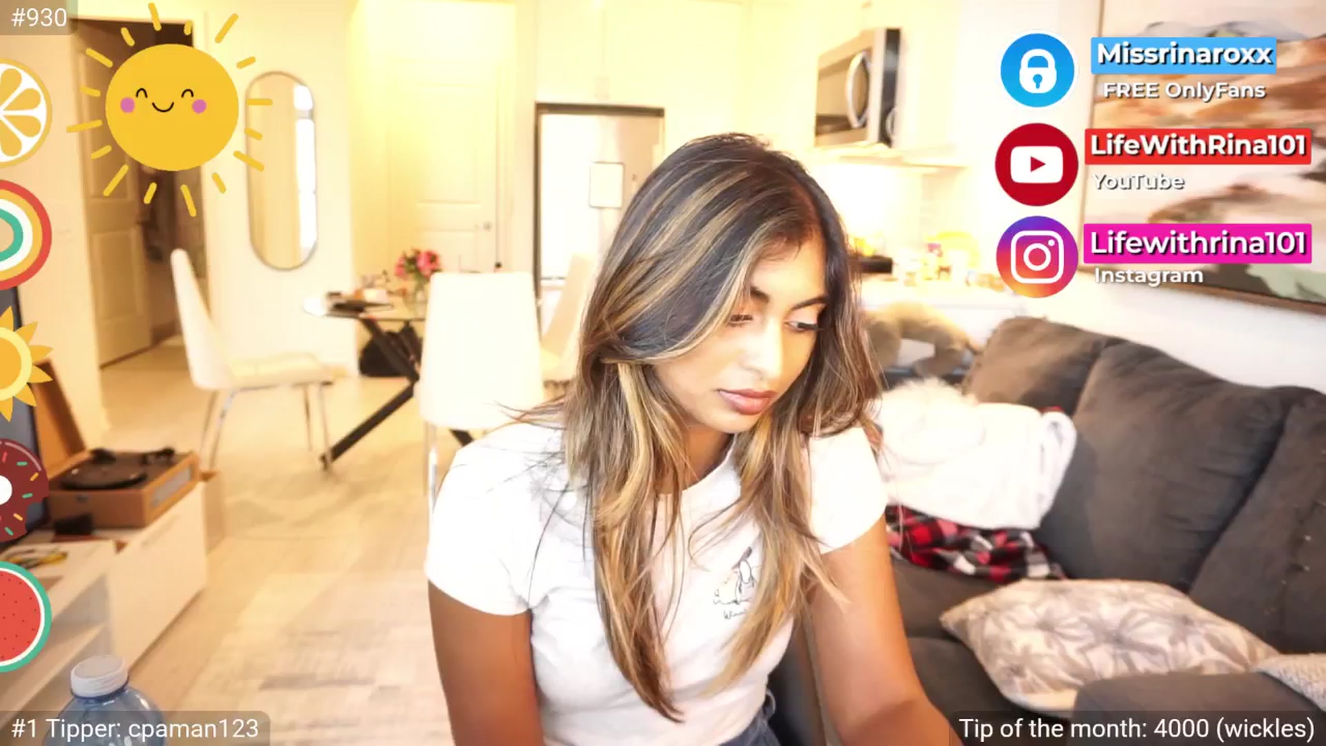 Gallery image thumbnail from Missrinaroxx's myfreecams stream on, 08/14/2025, 23:04 image 15 of 20