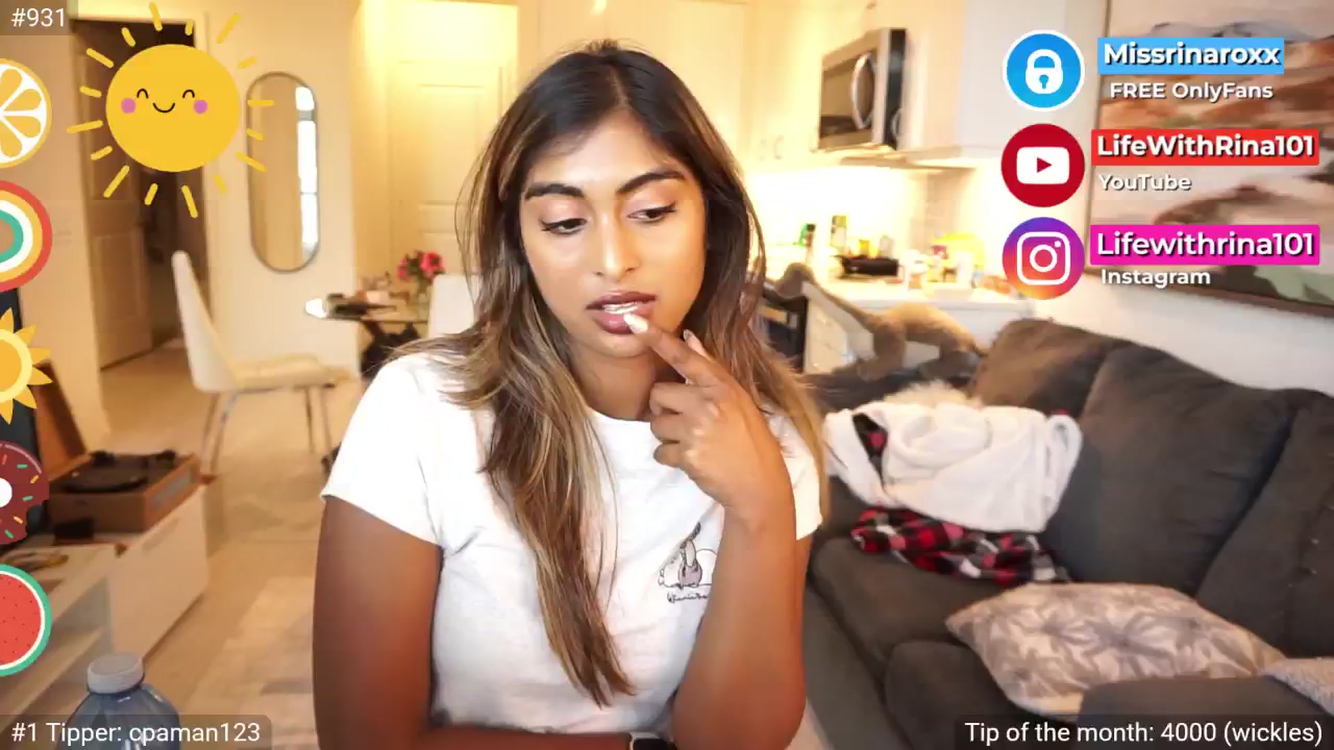Gallery image thumbnail from Missrinaroxx's myfreecams stream on, 08/14/2025, 23:04 image 10 of 20