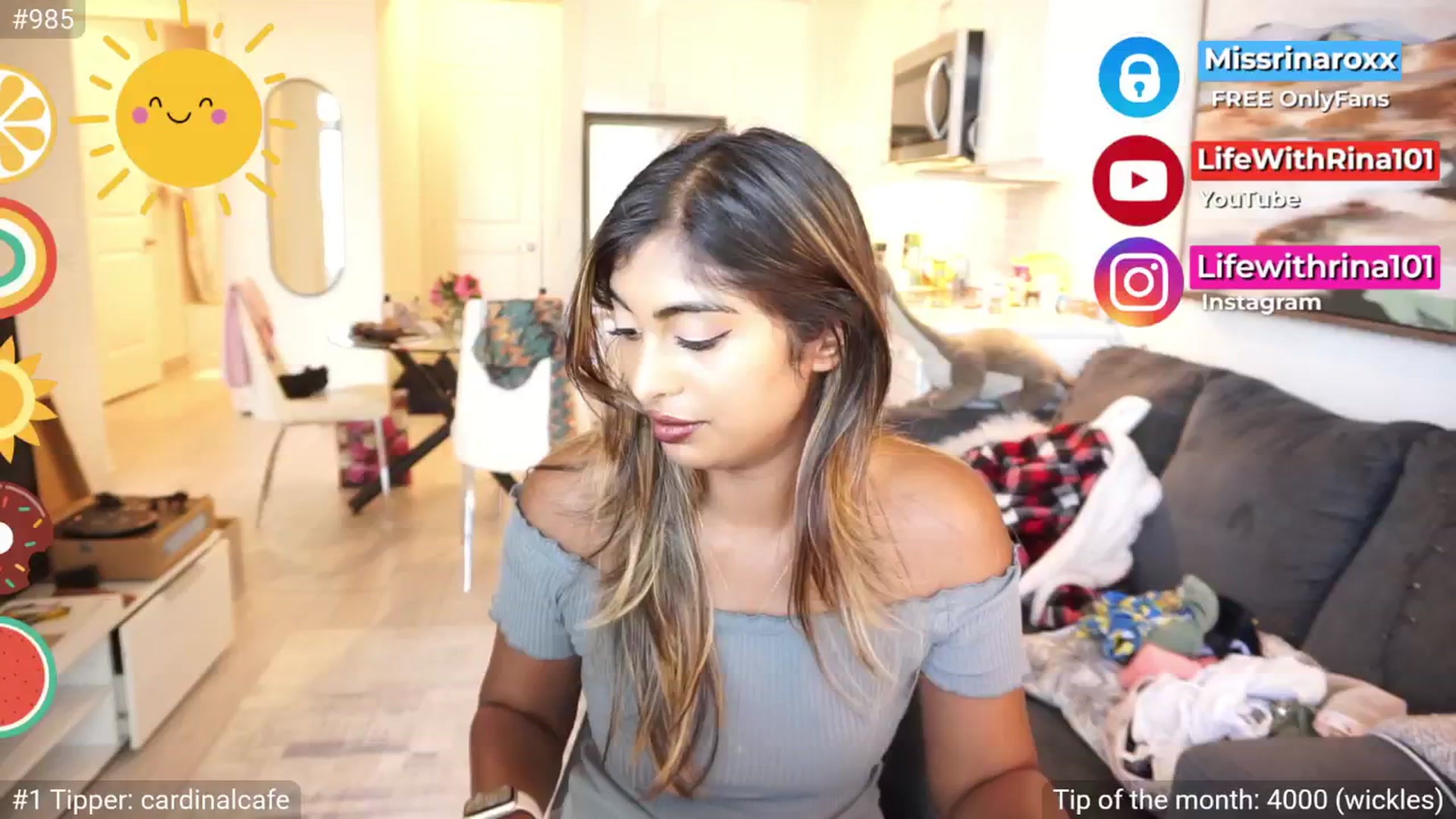 Gallery image thumbnail from Missrinaroxx's myfreecams stream on, 08/15/2025, 19:05 image 6 of 20