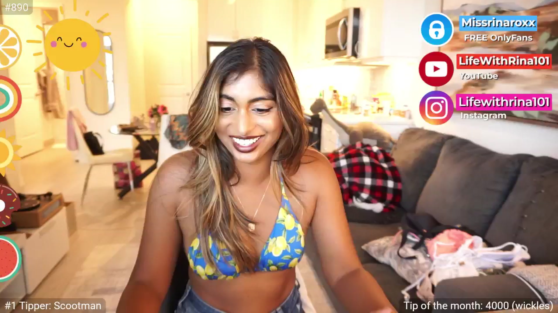 Gallery image thumbnail from Missrinaroxx's myfreecams stream on, 08/15/2025, 23:11 image 18 of 20