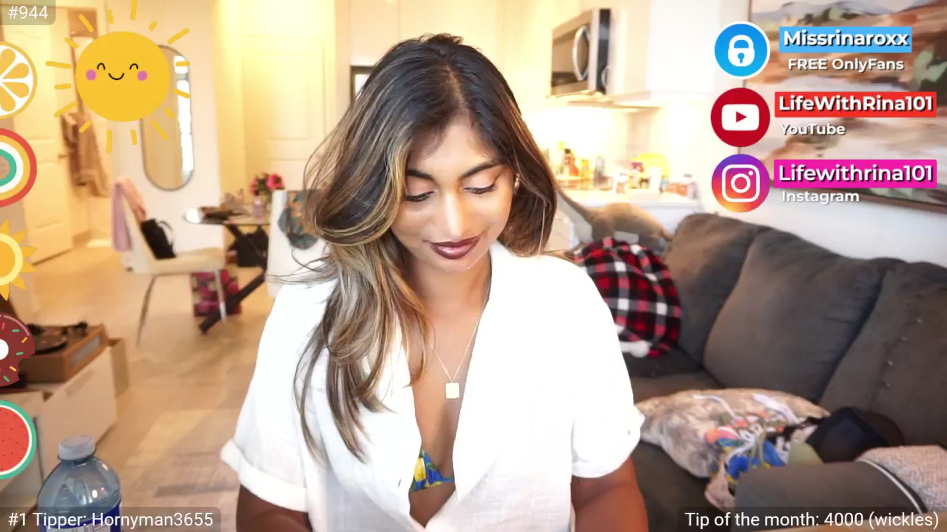 Gallery image thumbnail from Missrinaroxx's myfreecams stream on, 08/15/2025, 23:11 image 5 of 20