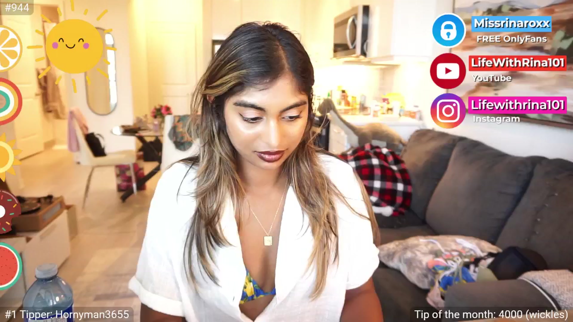 Gallery image thumbnail from Missrinaroxx's myfreecams stream on, 08/15/2025, 23:11 image 6 of 20