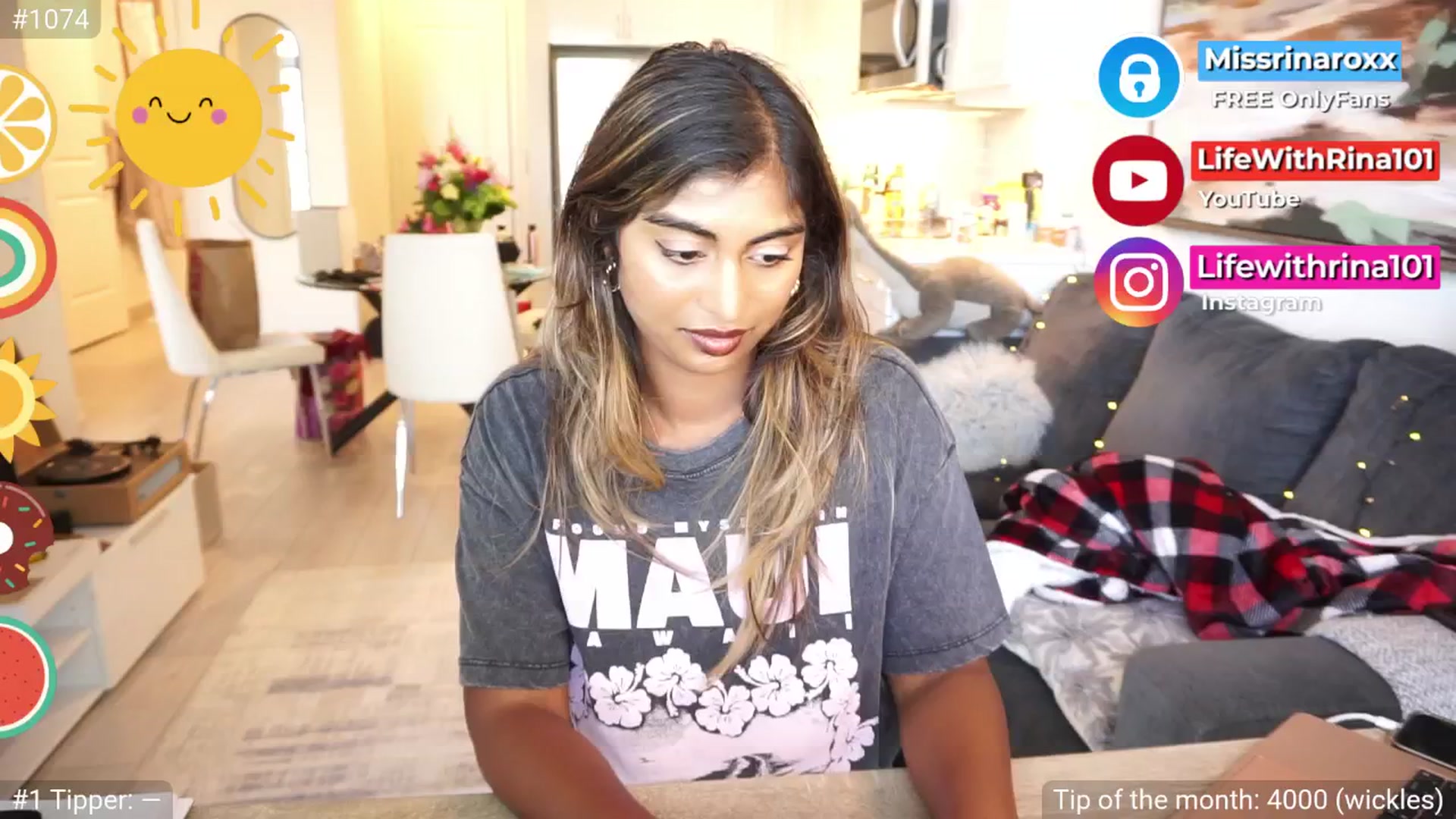 Gallery image thumbnail from Missrinaroxx's myfreecams stream on, 08/18/2025, 18:59 image 2 of 20