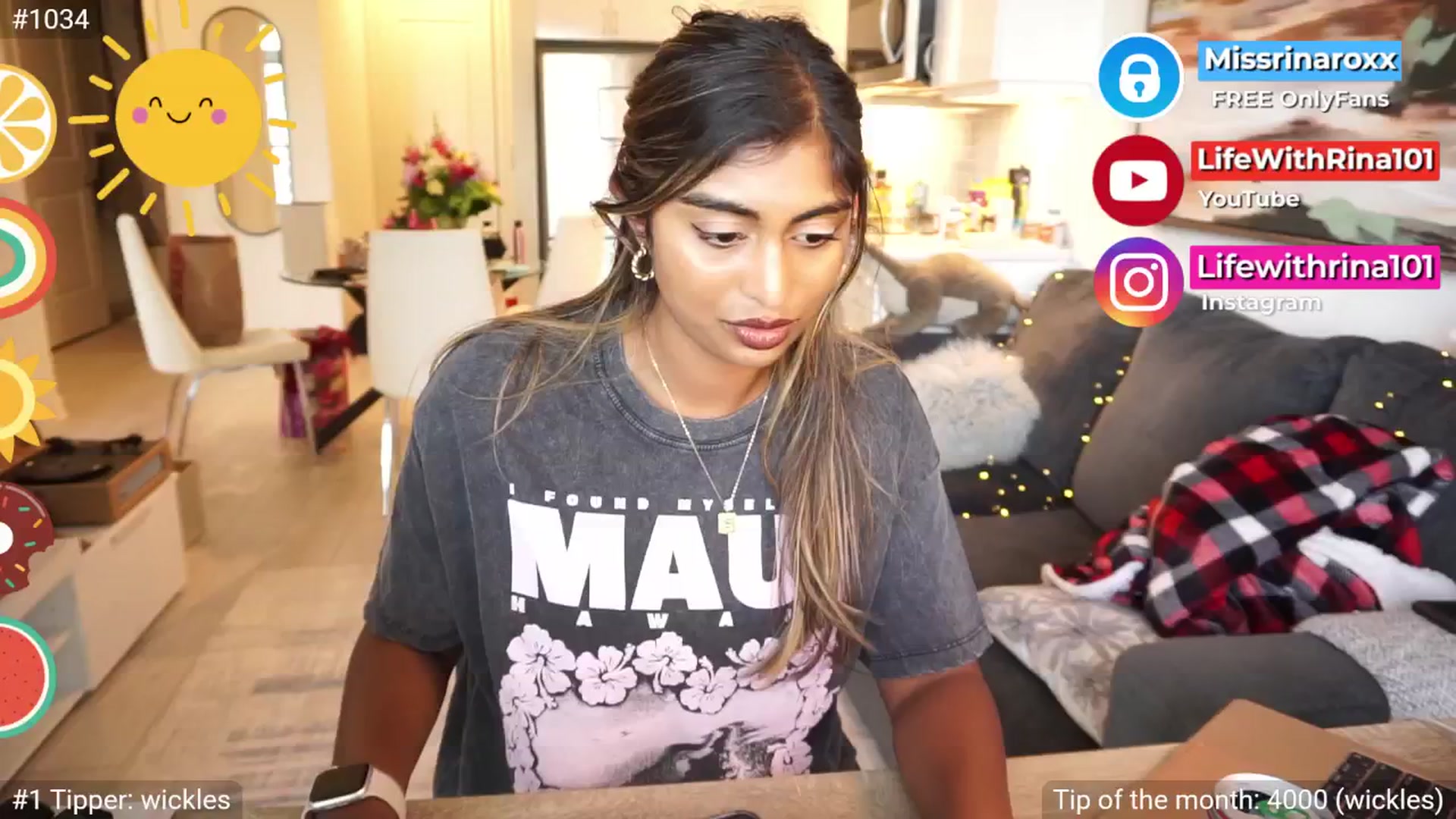 Gallery image thumbnail from Missrinaroxx's myfreecams stream on, 08/18/2025, 23:12 image 8 of 20