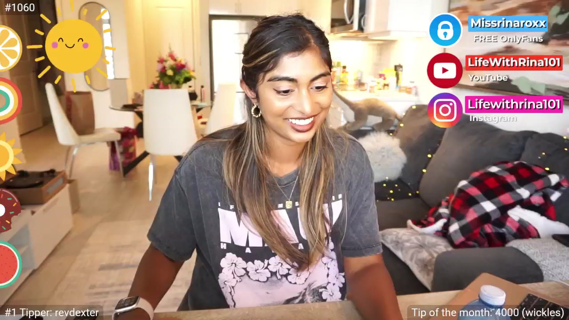 Gallery image thumbnail from Missrinaroxx's myfreecams stream on, 08/18/2025, 23:12 image 2 of 20