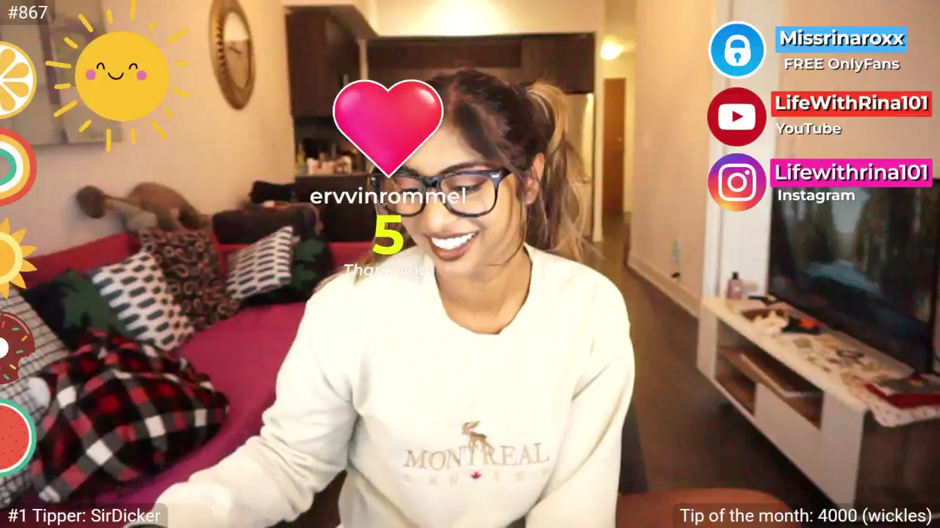 Gallery image thumbnail from Missrinaroxx's myfreecams stream on, 08/28/2025, 19:30 image 9 of 20