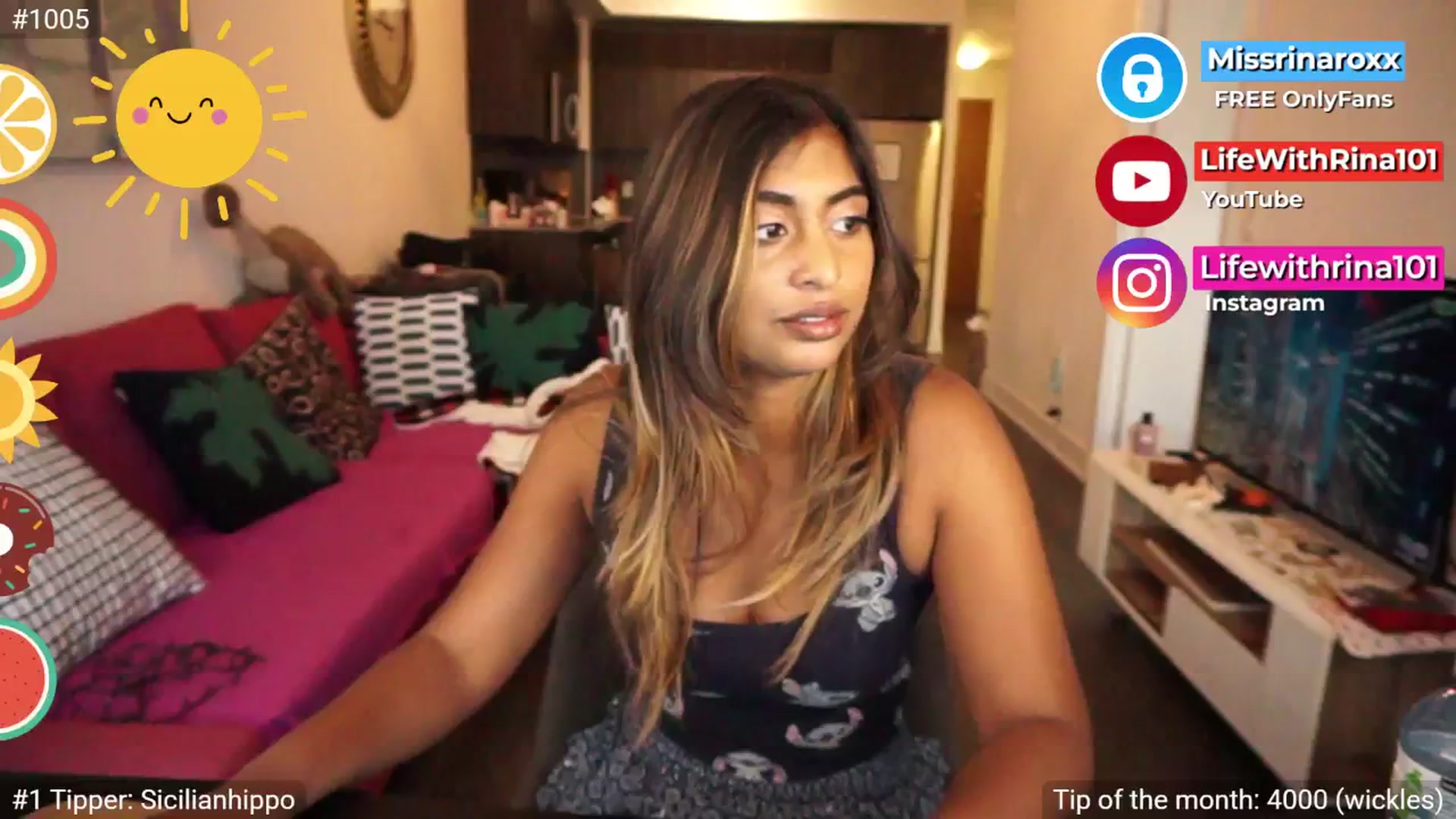 Gallery image thumbnail from Missrinaroxx's myfreecams stream on, 08/31/2025, 23:09 image 19 of 20