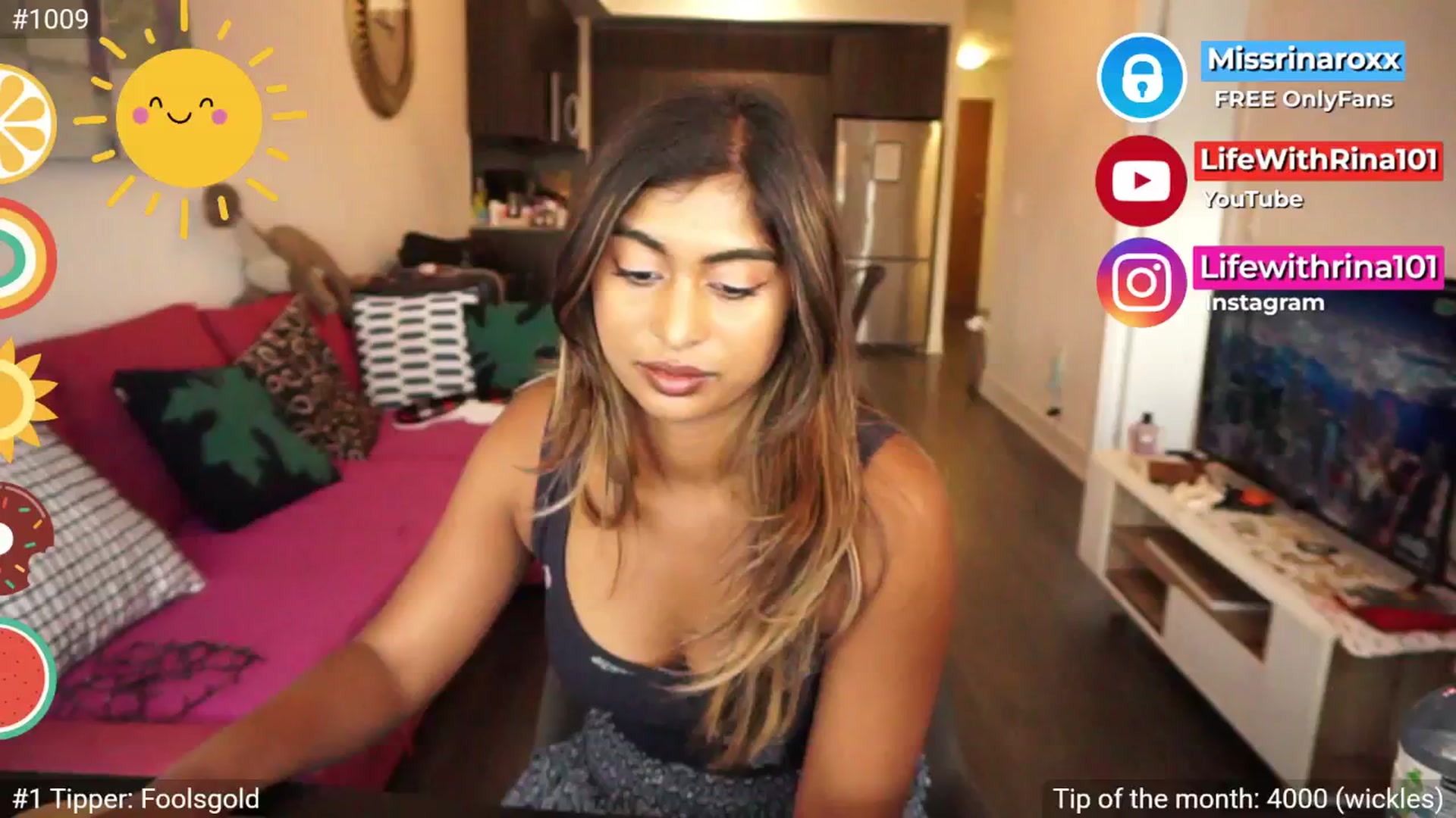 Gallery image thumbnail from Missrinaroxx's myfreecams stream on, 08/31/2025, 23:09 image 14 of 20