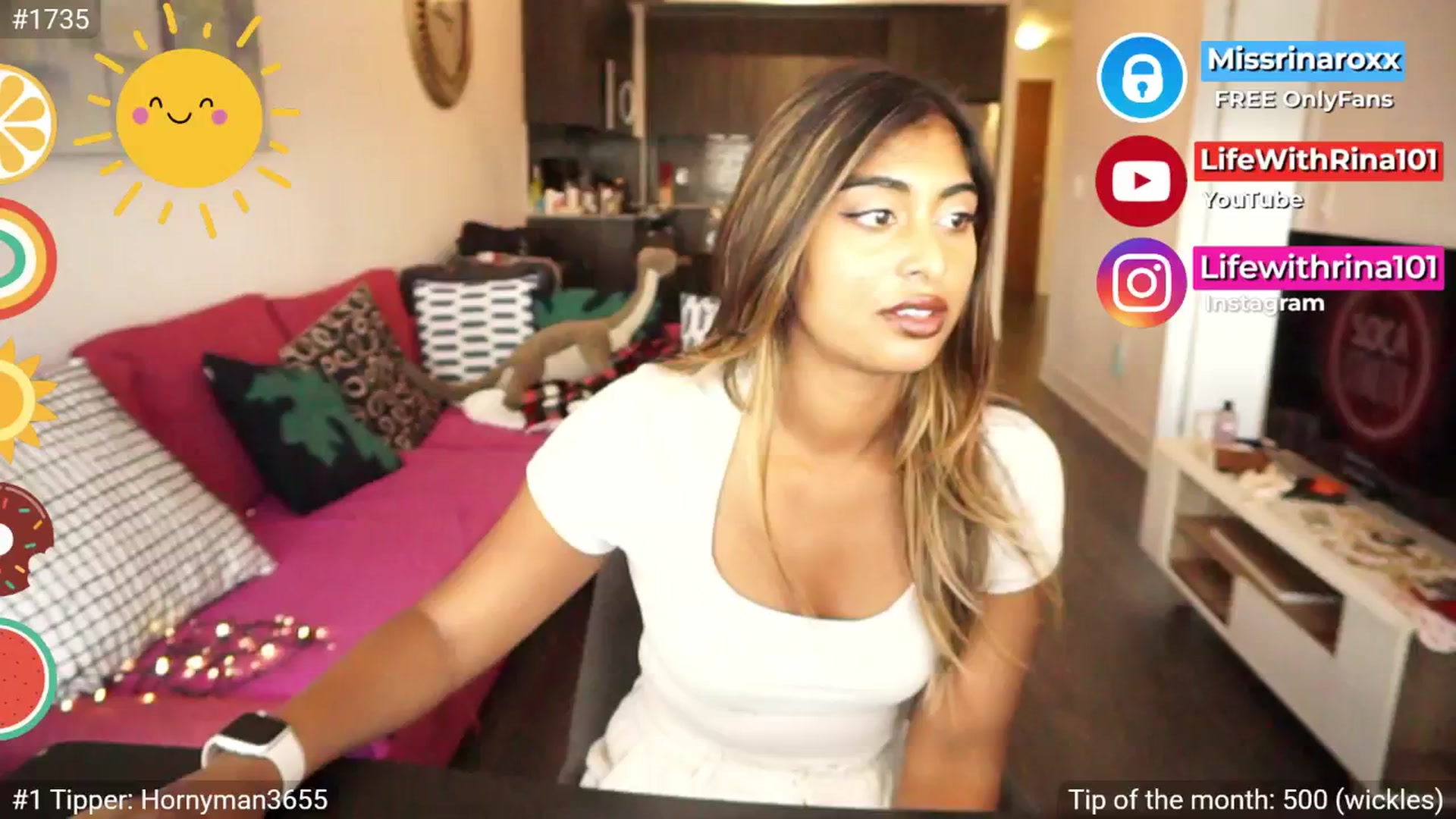 Gallery image thumbnail from Missrinaroxx's myfreecams stream on, 09/02/2025, 22:25 image 19 of 20