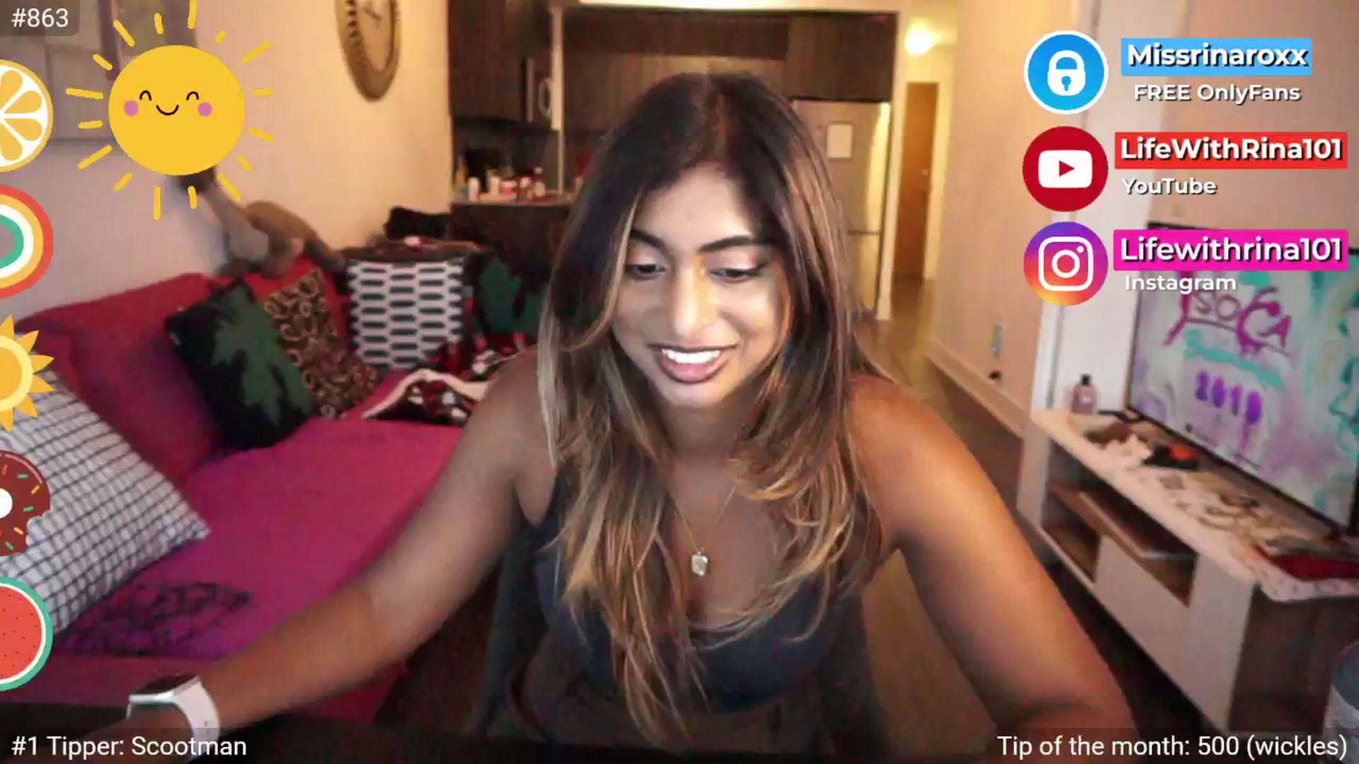 Gallery image thumbnail from Missrinaroxx's myfreecams stream on, 09/03/2025, 23:25 image 12 of 20