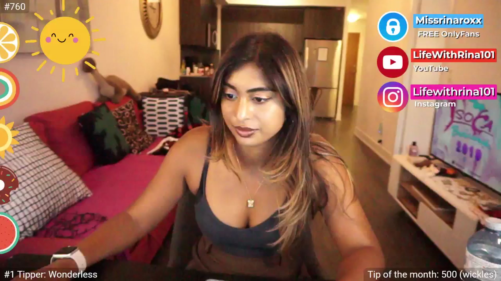Gallery image thumbnail from Missrinaroxx's myfreecams stream on, 09/03/2025, 23:25 image 19 of 20