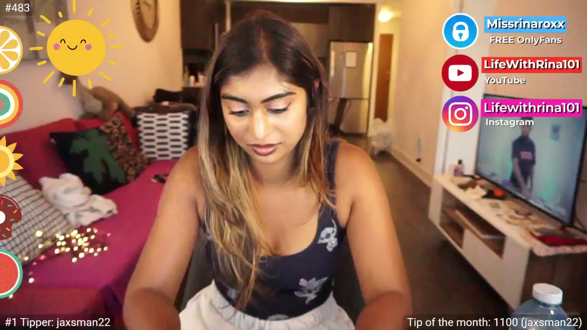 Gallery image thumbnail from Missrinaroxx's myfreecams stream on, 09/04/2025, 23:13 image 16 of 20
