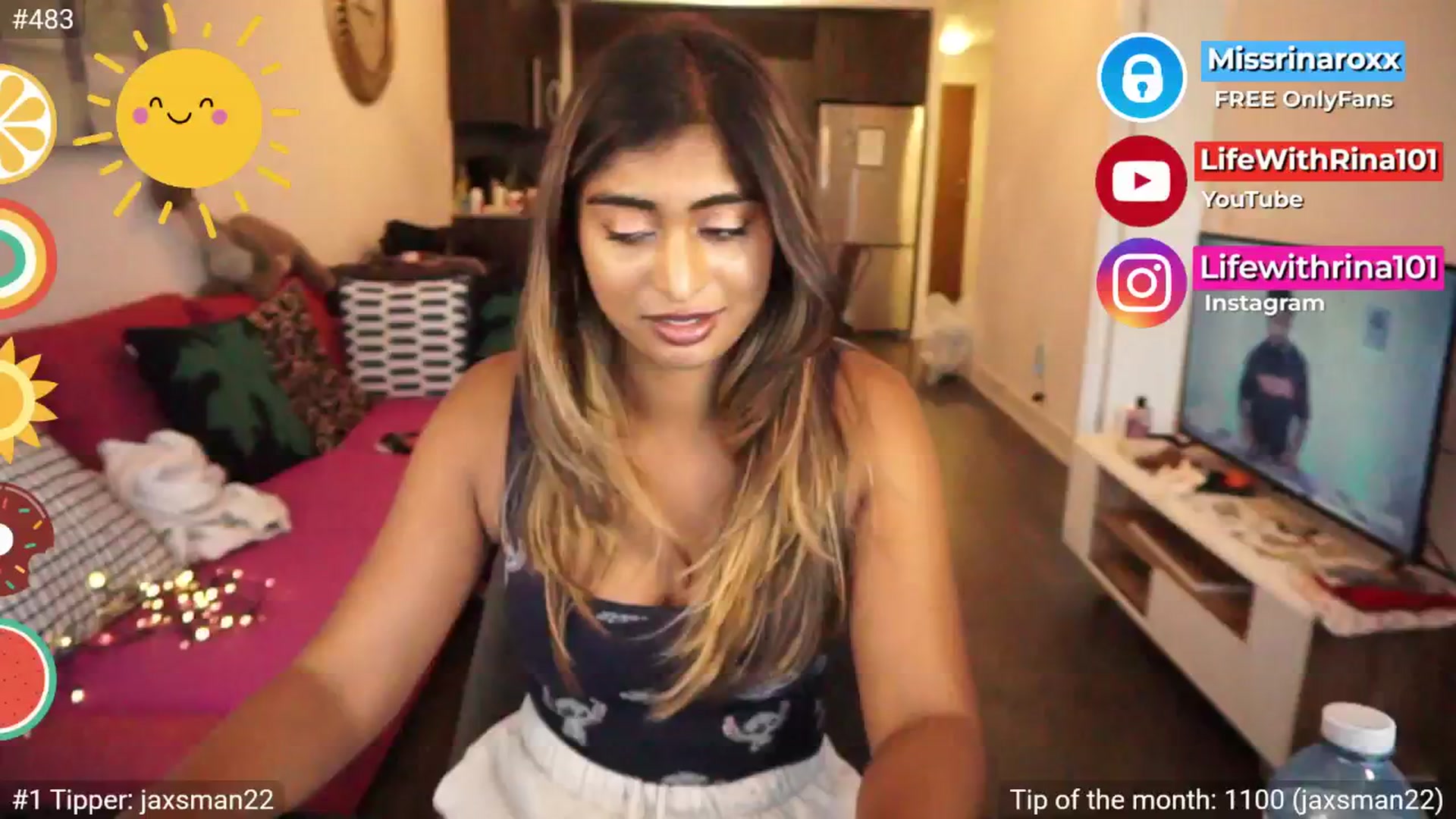 Gallery image thumbnail from Missrinaroxx's myfreecams stream on, 09/04/2025, 23:13 image 17 of 20