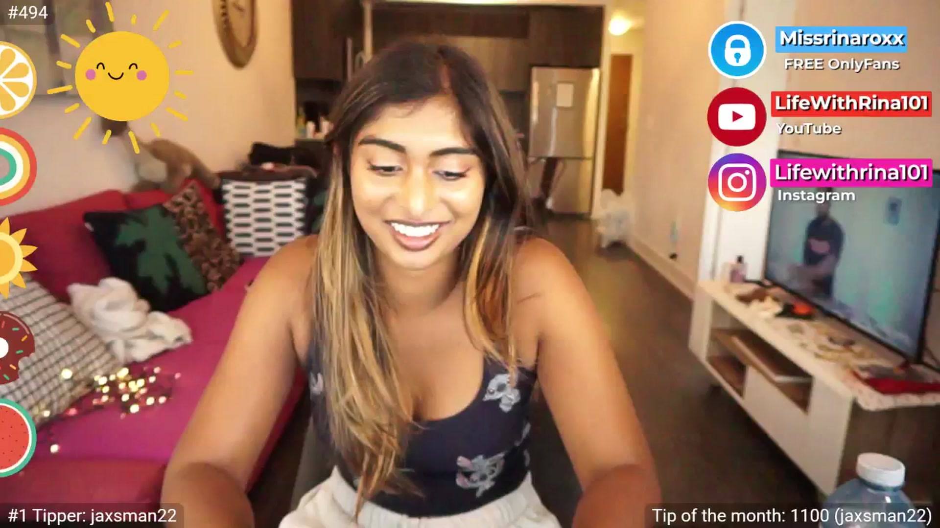 Gallery image thumbnail from Missrinaroxx's myfreecams stream on, 09/04/2025, 23:13 image 12 of 20