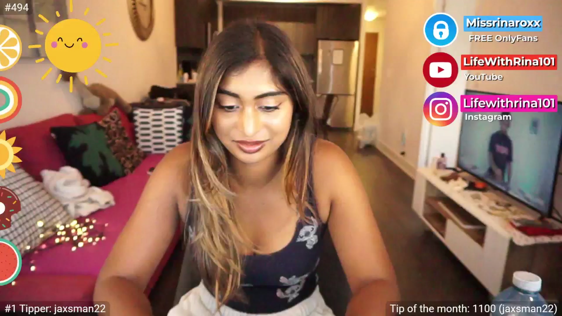 Gallery image thumbnail from Missrinaroxx's myfreecams stream on, 09/04/2025, 23:13 image 11 of 20