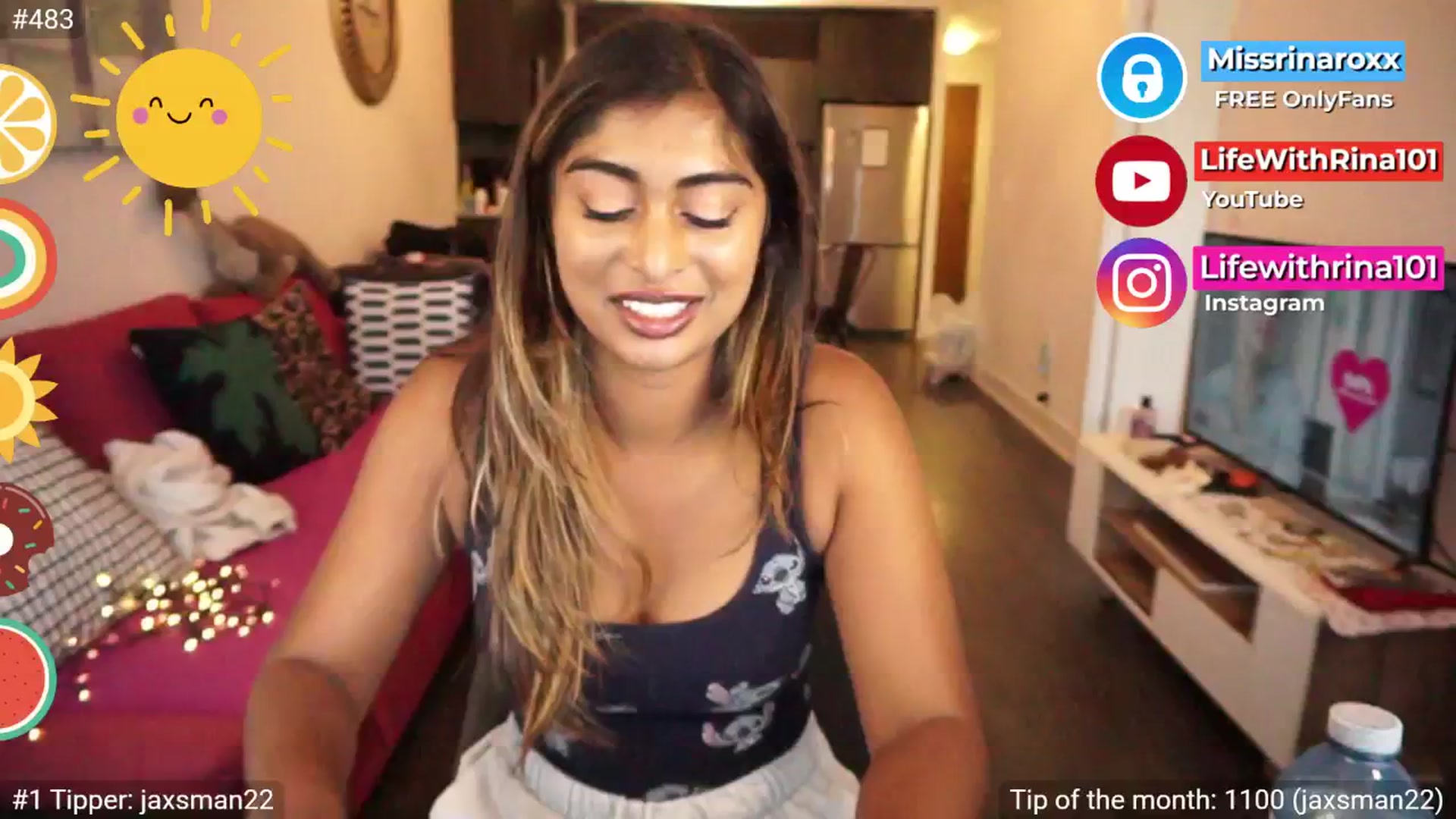 Gallery image thumbnail from Missrinaroxx's myfreecams stream on, 09/04/2025, 23:13 image 15 of 20