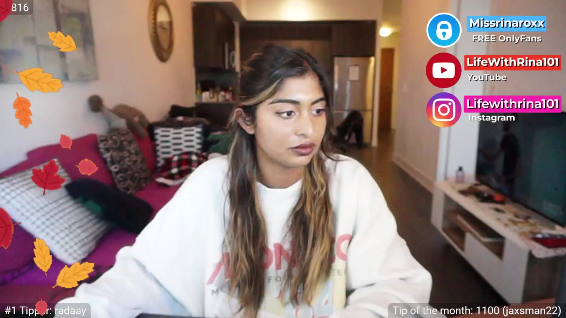 Gallery image thumbnail from Missrinaroxx's myfreecams stream on, 09/08/2025, 19:03 image 13 of 20