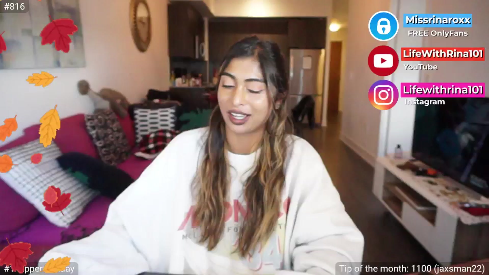 Gallery image thumbnail from Missrinaroxx's myfreecams stream on, 09/08/2025, 19:03 image 17 of 20