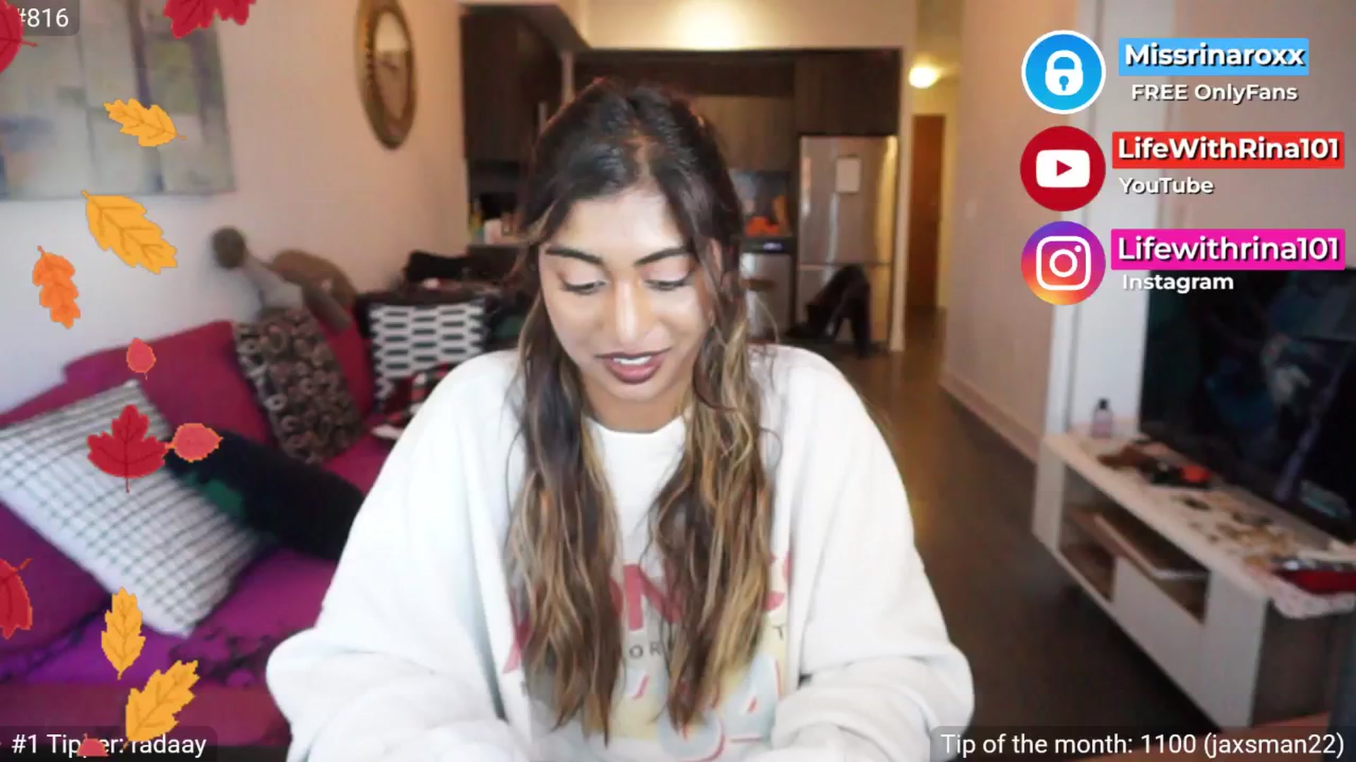 Gallery image thumbnail from Missrinaroxx's myfreecams stream on, 09/08/2025, 19:03 image 14 of 20
