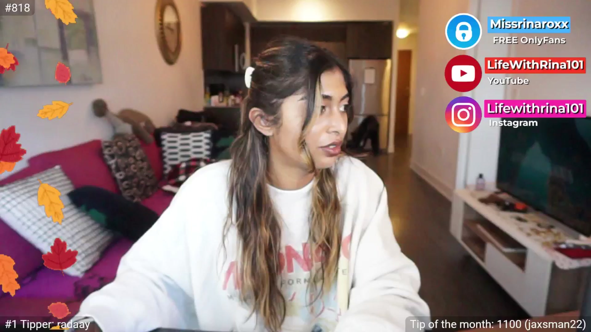 Gallery image thumbnail from Missrinaroxx's myfreecams stream on, 09/08/2025, 19:03 image 6 of 20