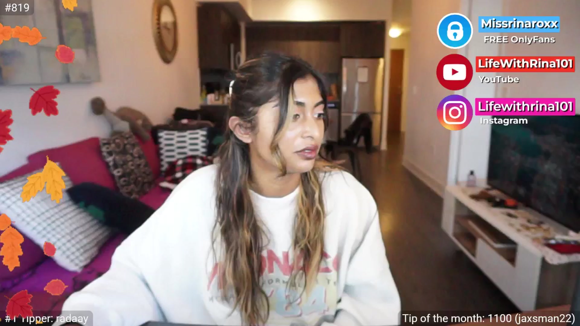 Gallery image thumbnail from Missrinaroxx's myfreecams stream on, 09/08/2025, 19:03 image 7 of 20