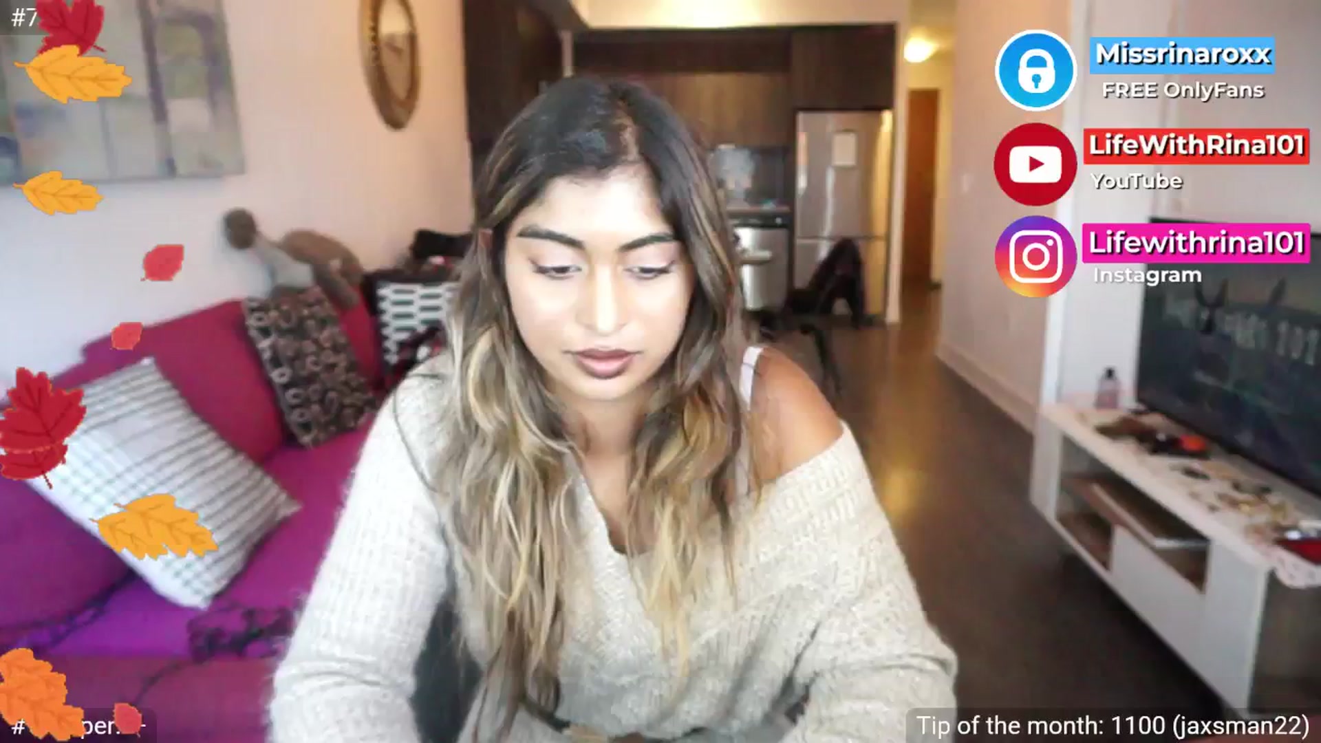 Gallery image thumbnail from Missrinaroxx's myfreecams stream on, 09/09/2025, 18:45 image 8 of 20