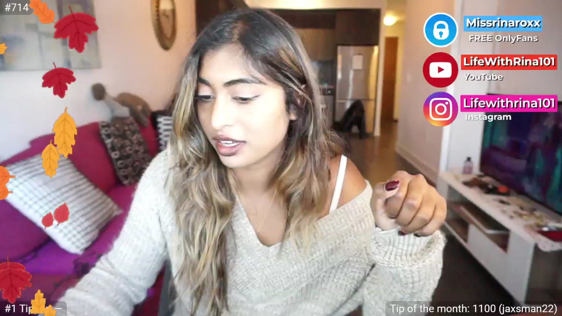 Gallery image thumbnail from Missrinaroxx's myfreecams stream on, 09/09/2025, 18:45 image 20 of 20